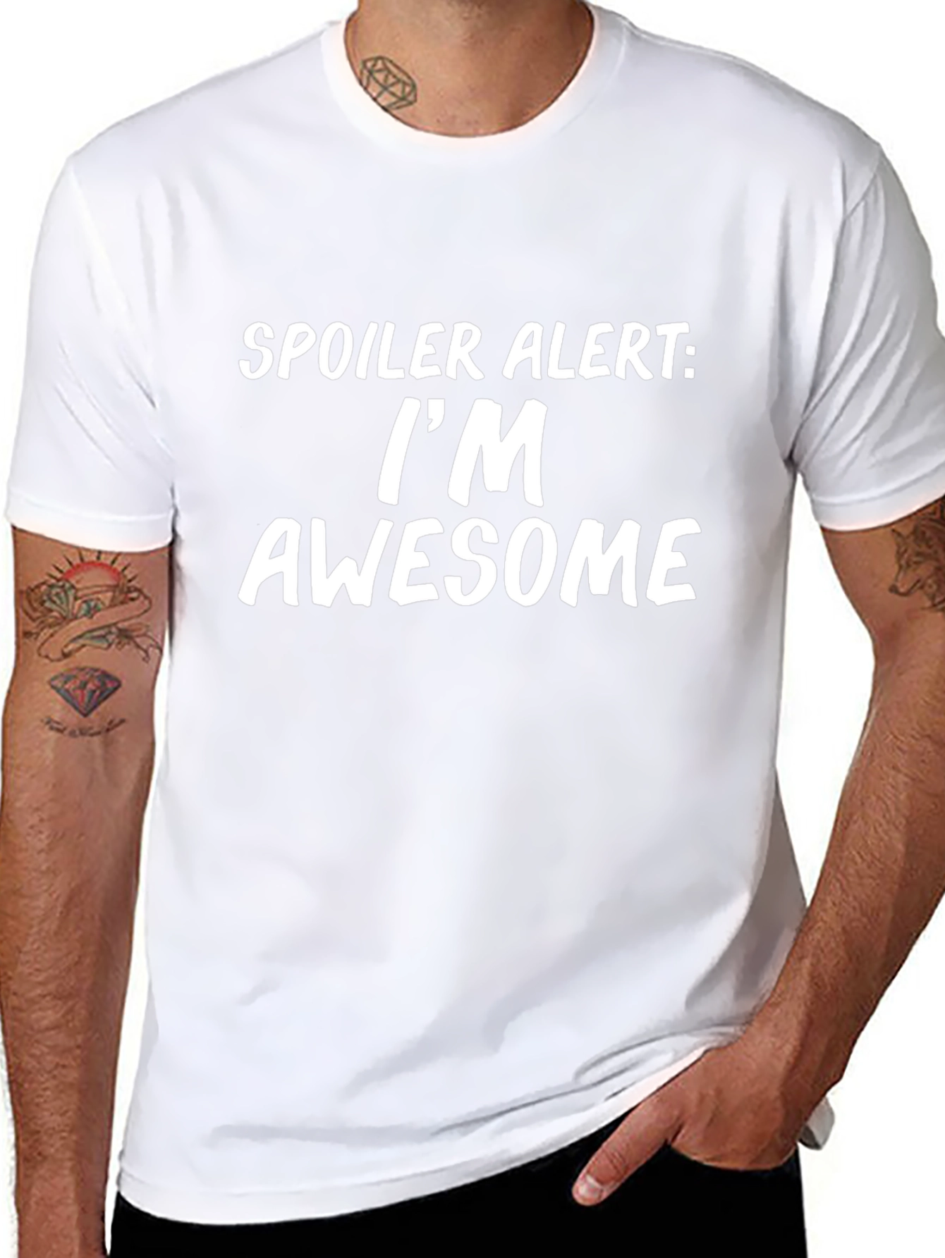 Funny Spoiler Alert Im Awesome Graphic Tee