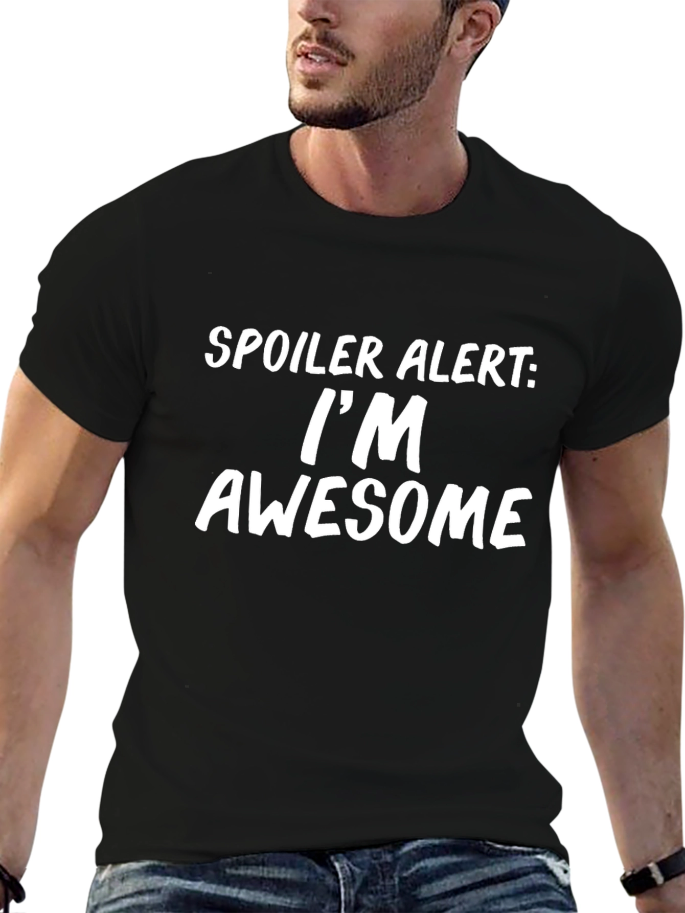 Funny Spoiler Alert Im Awesome Graphic Tee