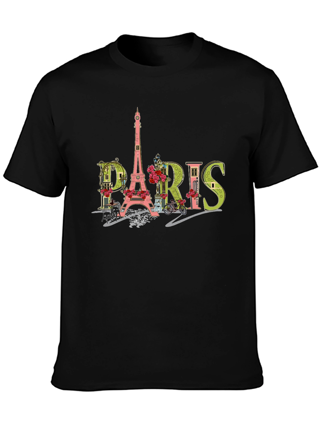 Paris Graphic T-Shirt - Eiffel Tower