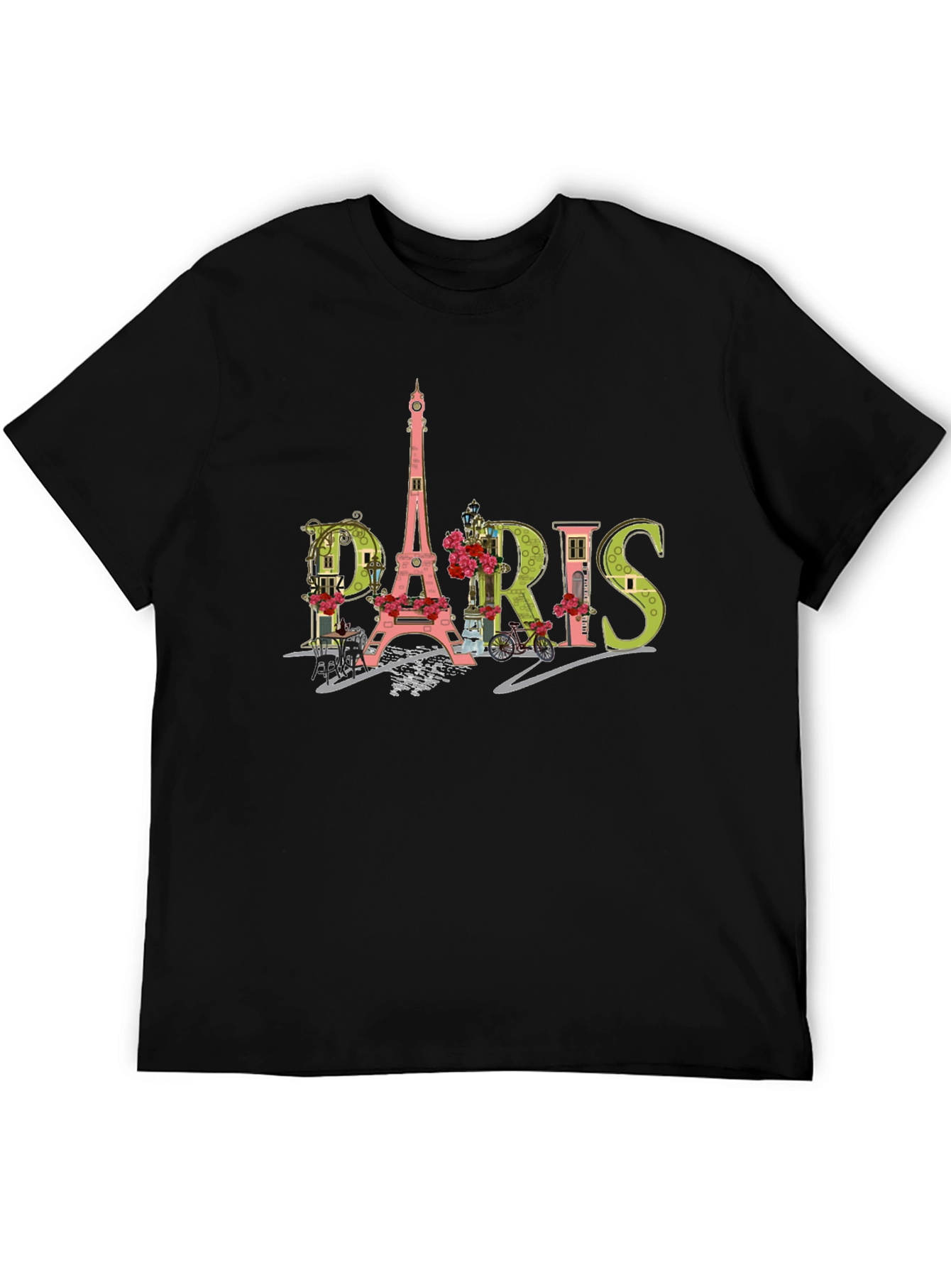 Paris Graphic T-Shirt - Eiffel Tower