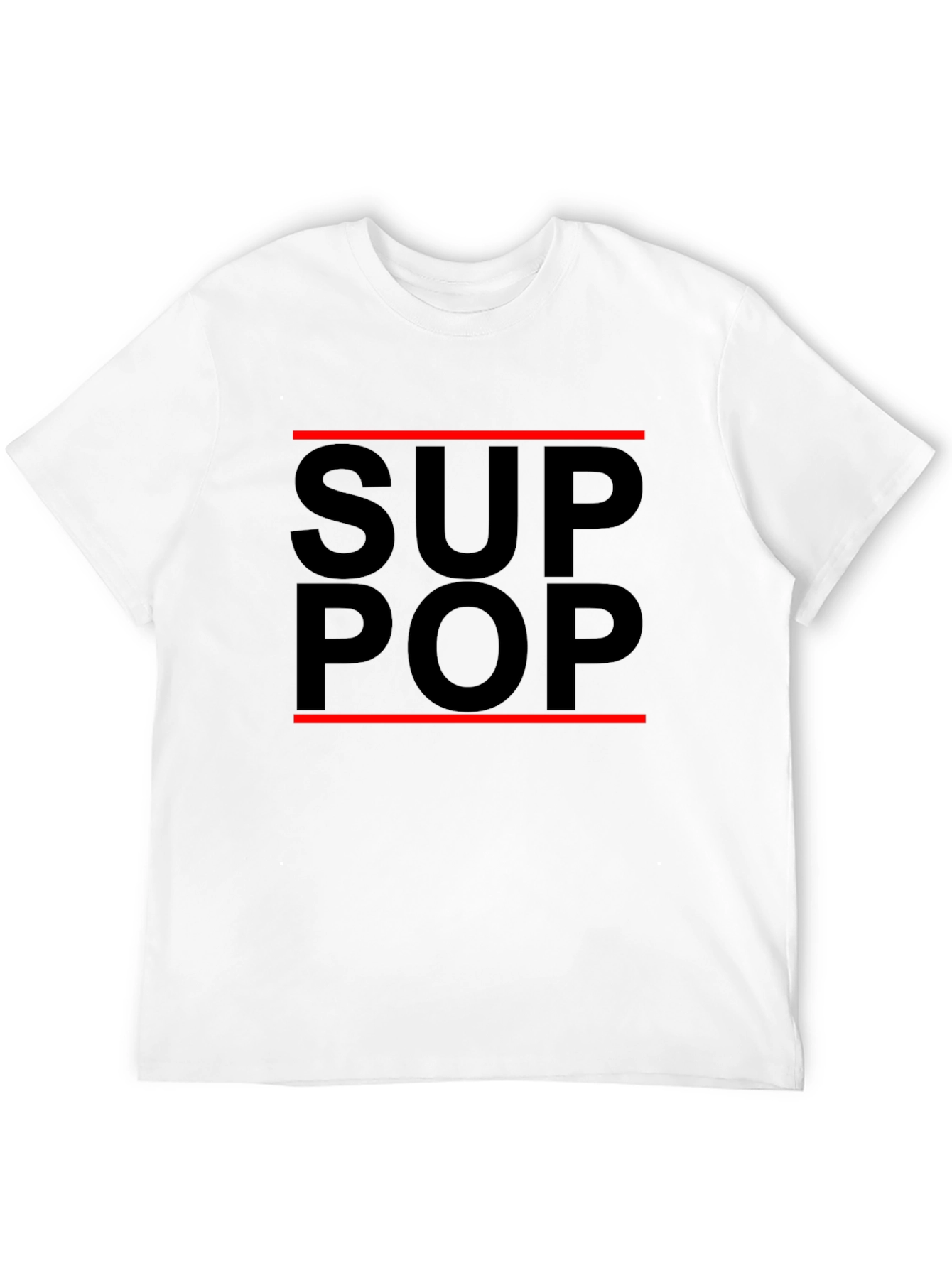 Sup Pop Graphic T-Shirt - Trendy Casual Wear