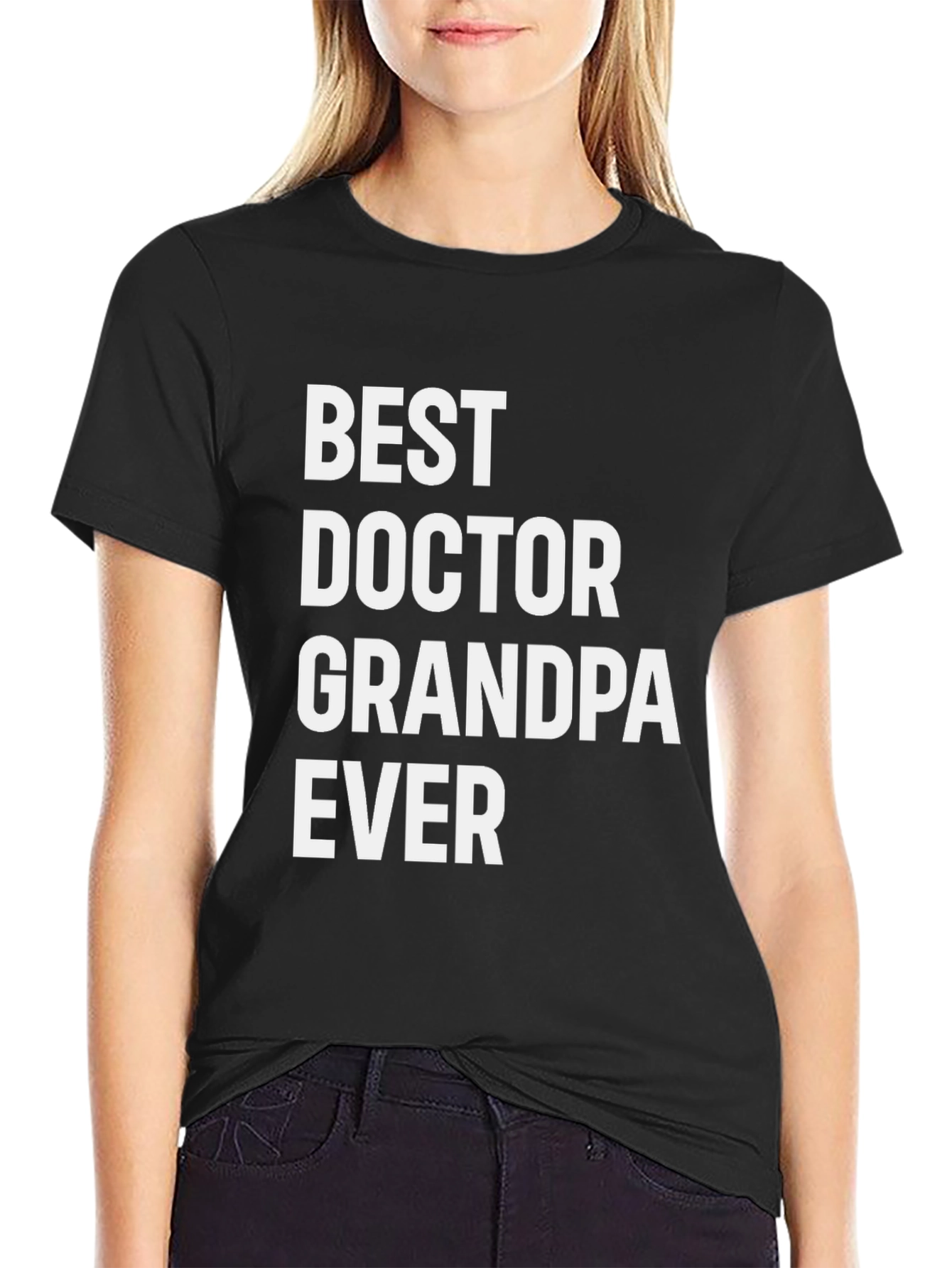 Best Doctor Grandpa Ever - Novelty T-Shirt