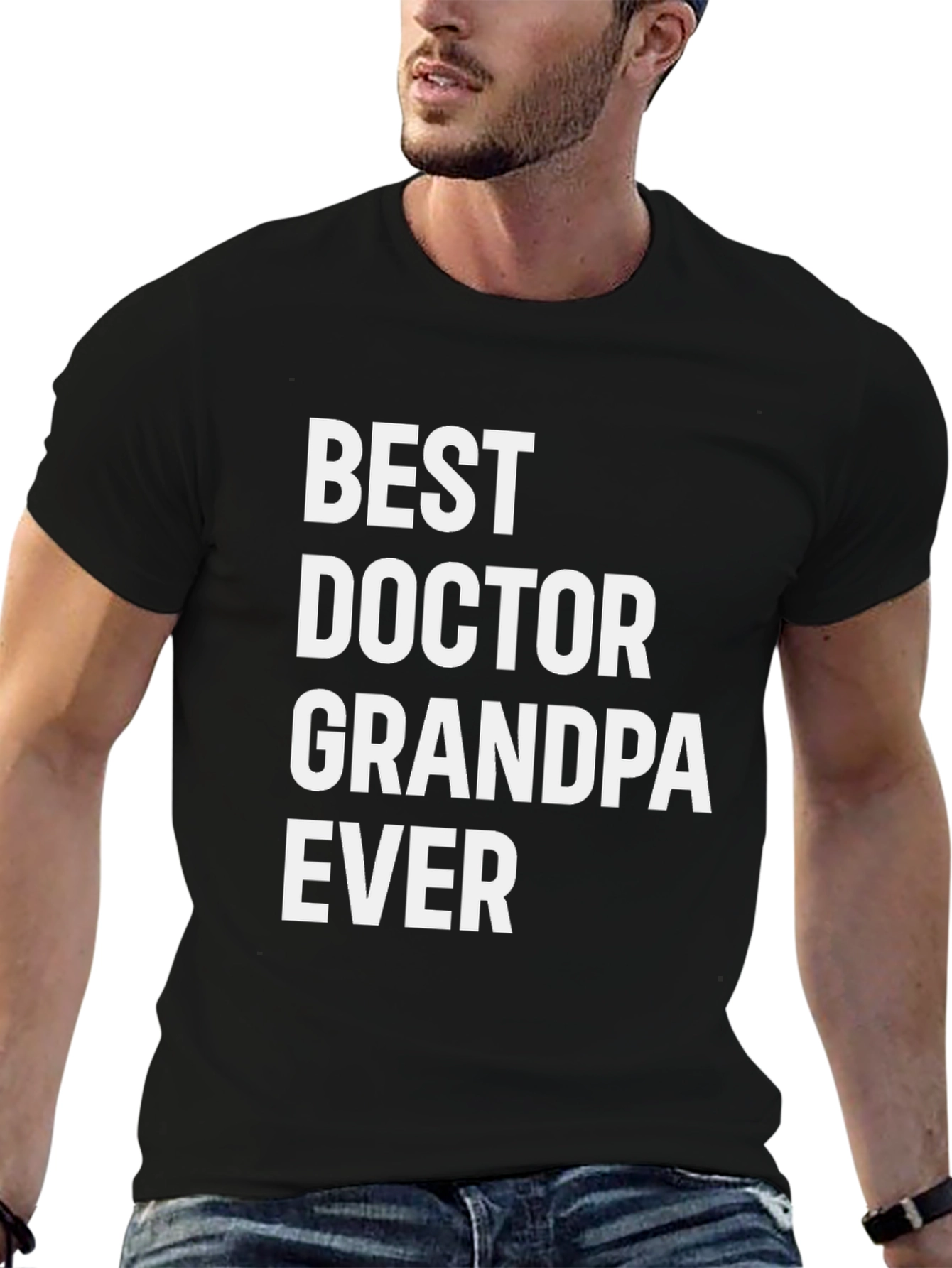 Best Doctor Grandpa Ever - Novelty T-Shirt