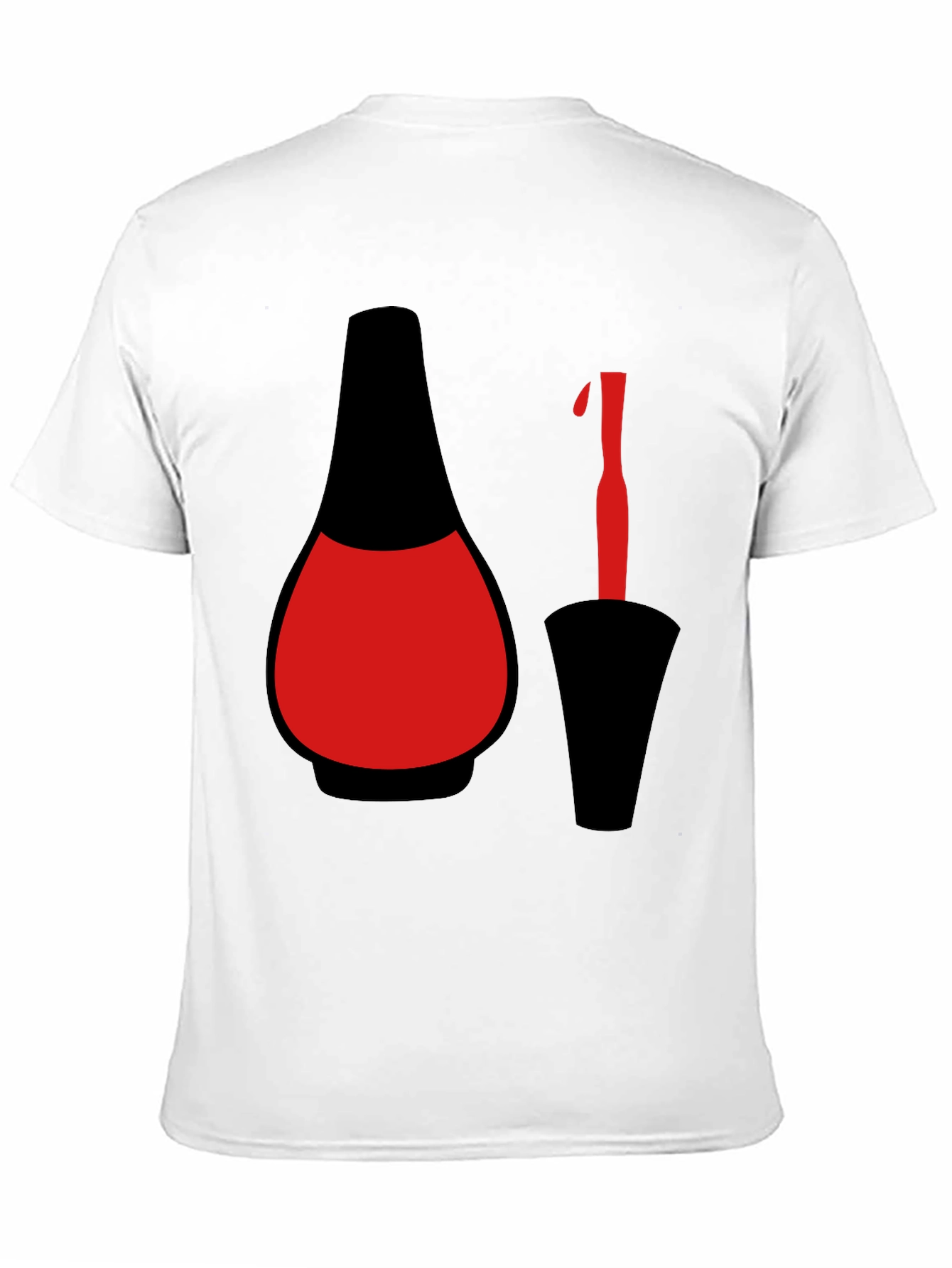 Nail Polish Graphic Tee - Black T-Shirt