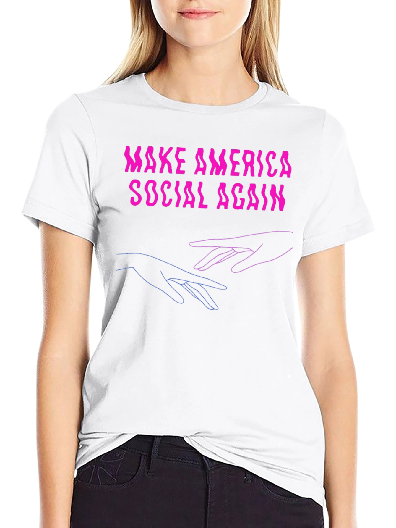 Make America Social Again Graphic T-Shirt
