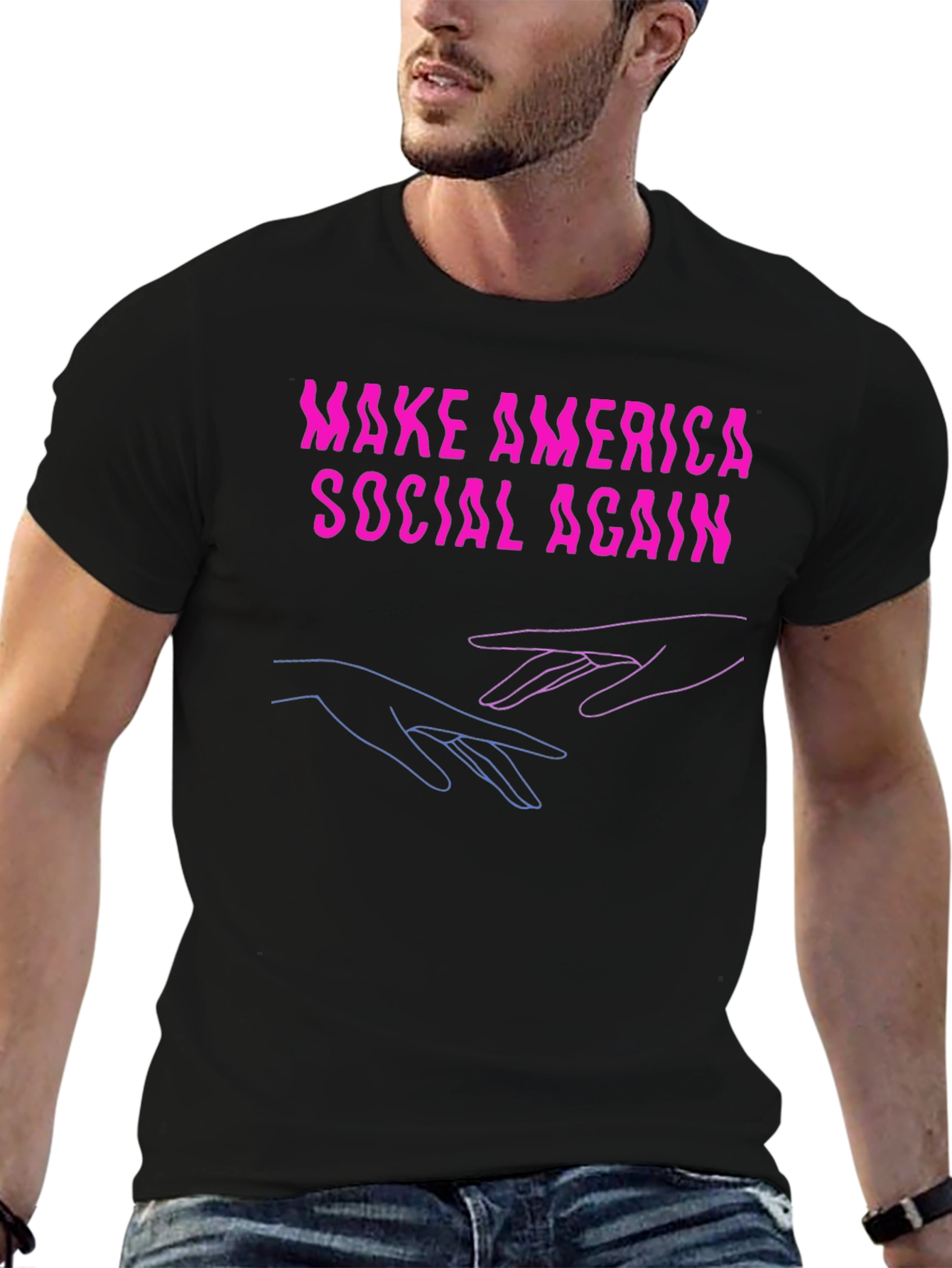 Make America Social Again Graphic T-Shirt
