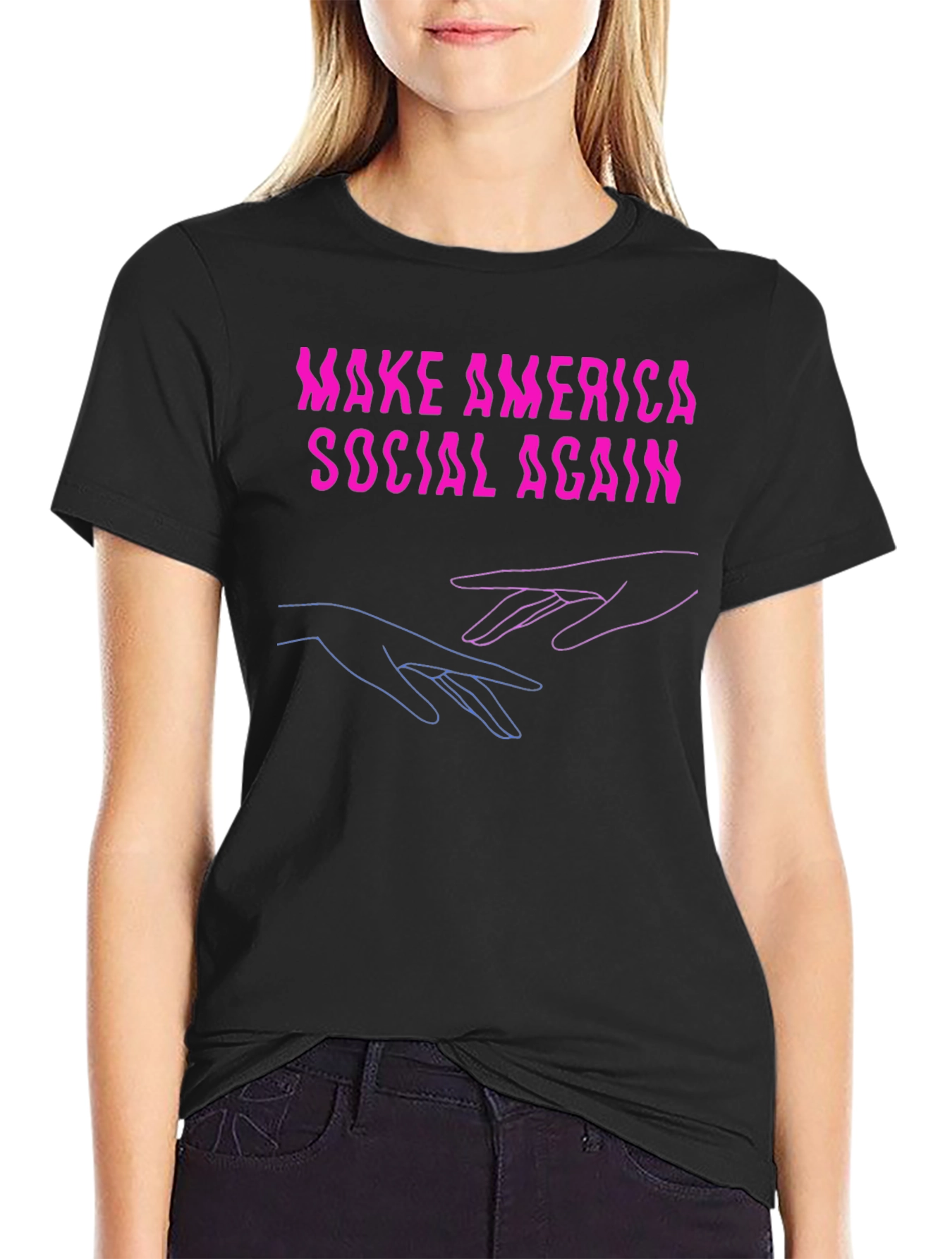 Make America Social Again Graphic T-Shirt