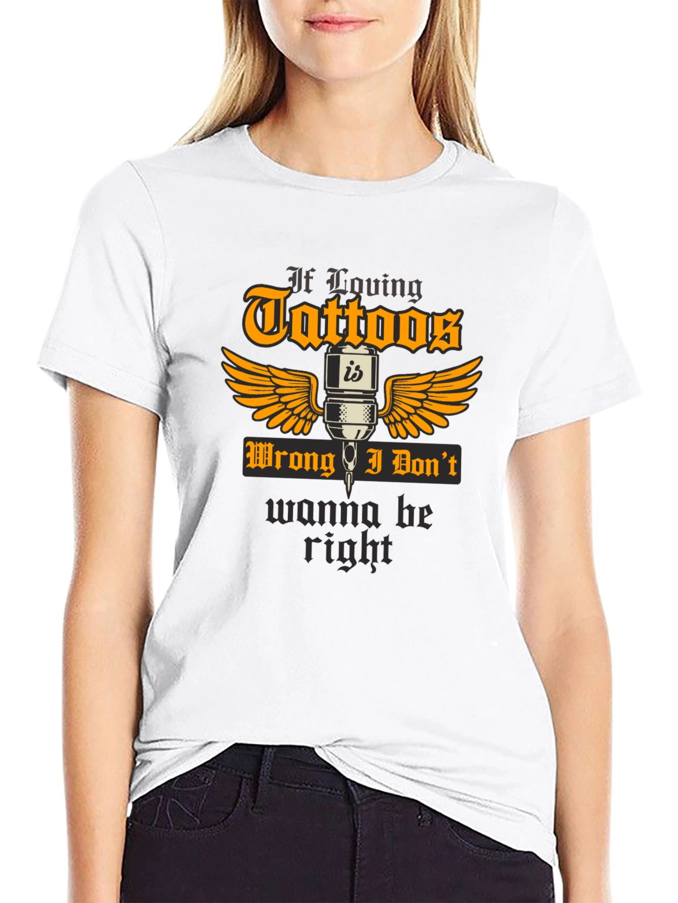 Tattoo Lovers Black Graphic T-Shirt