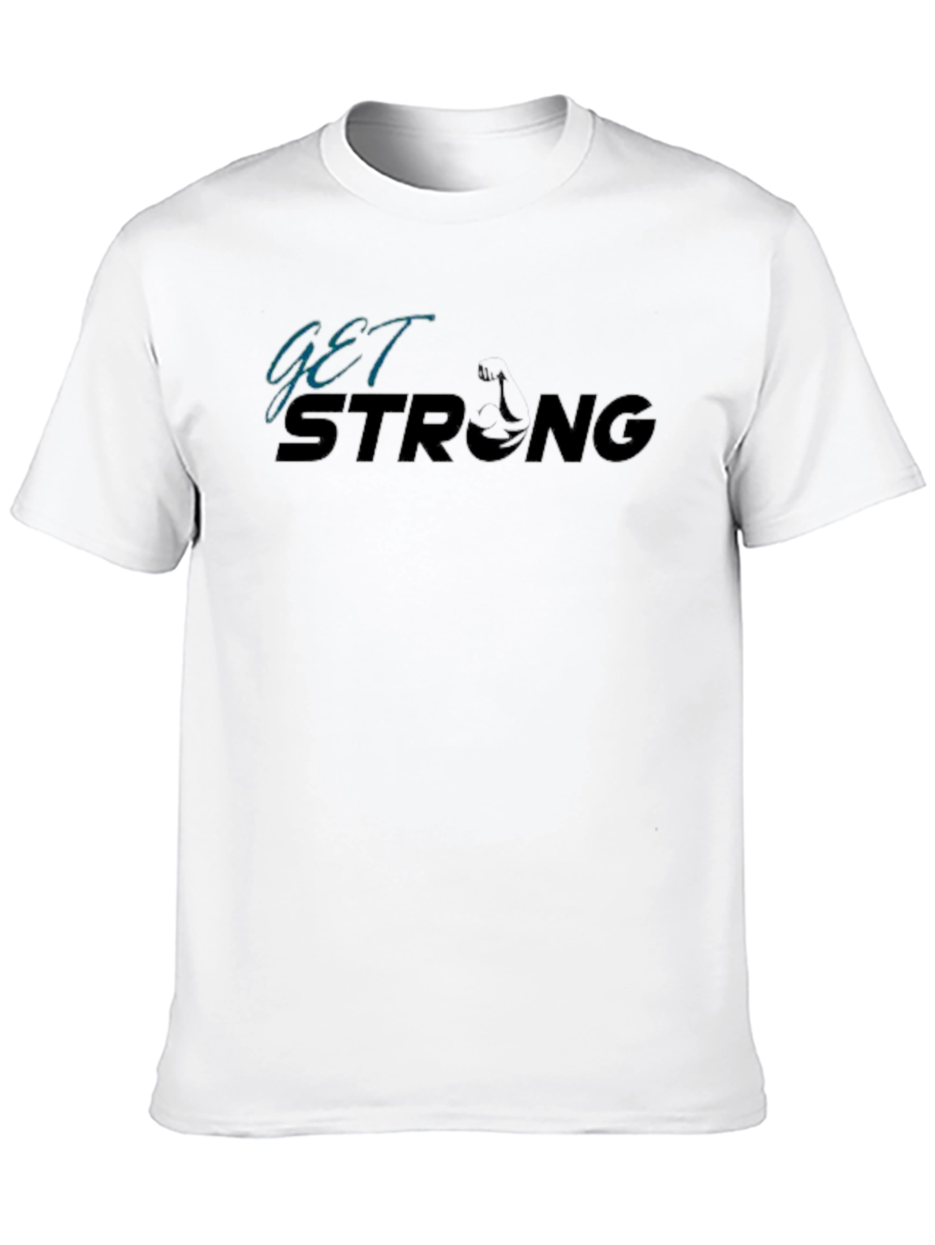 Get Strong Graphic T-Shirt - Black