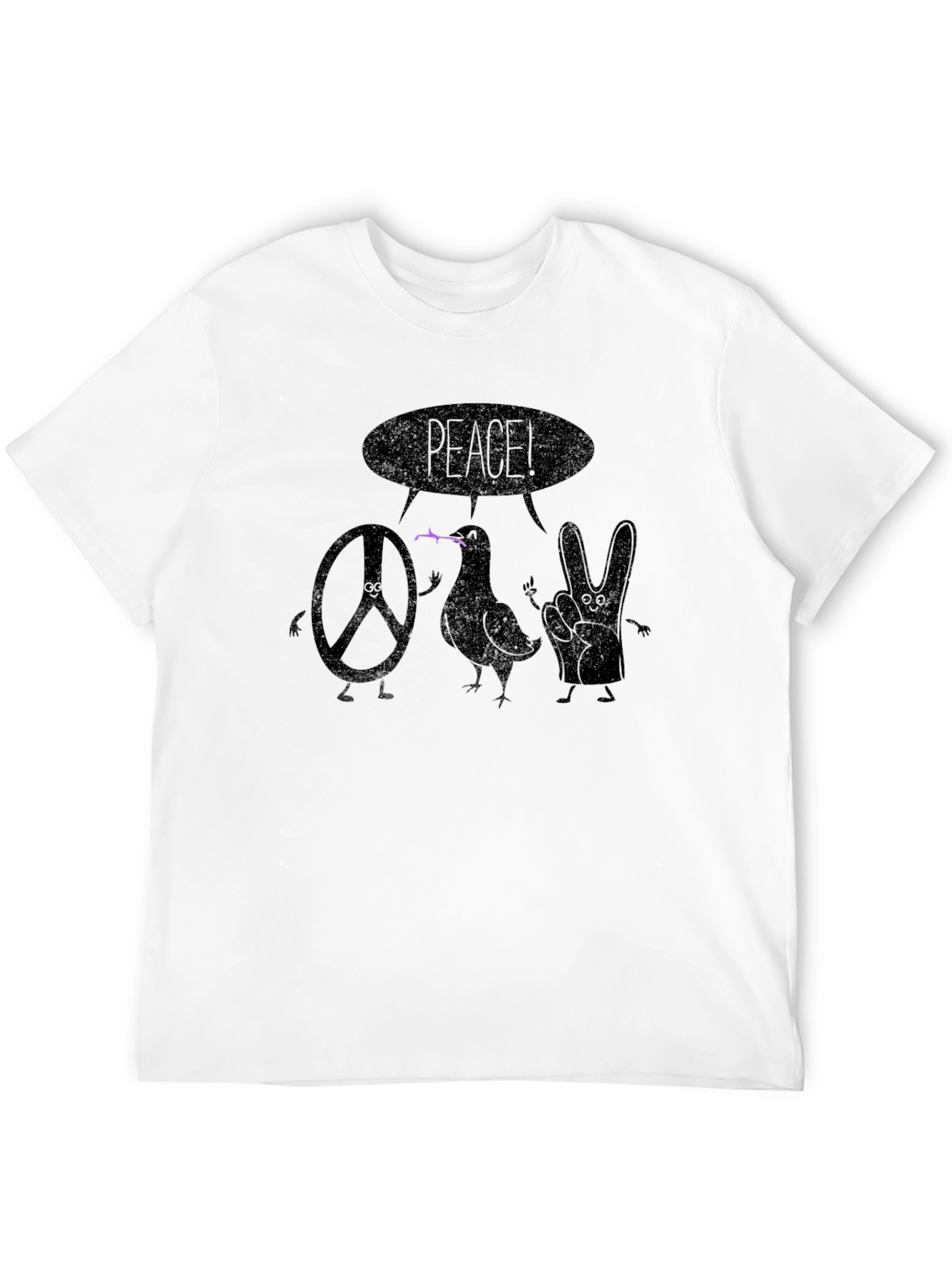 Peace Sign Graphic T-Shirt