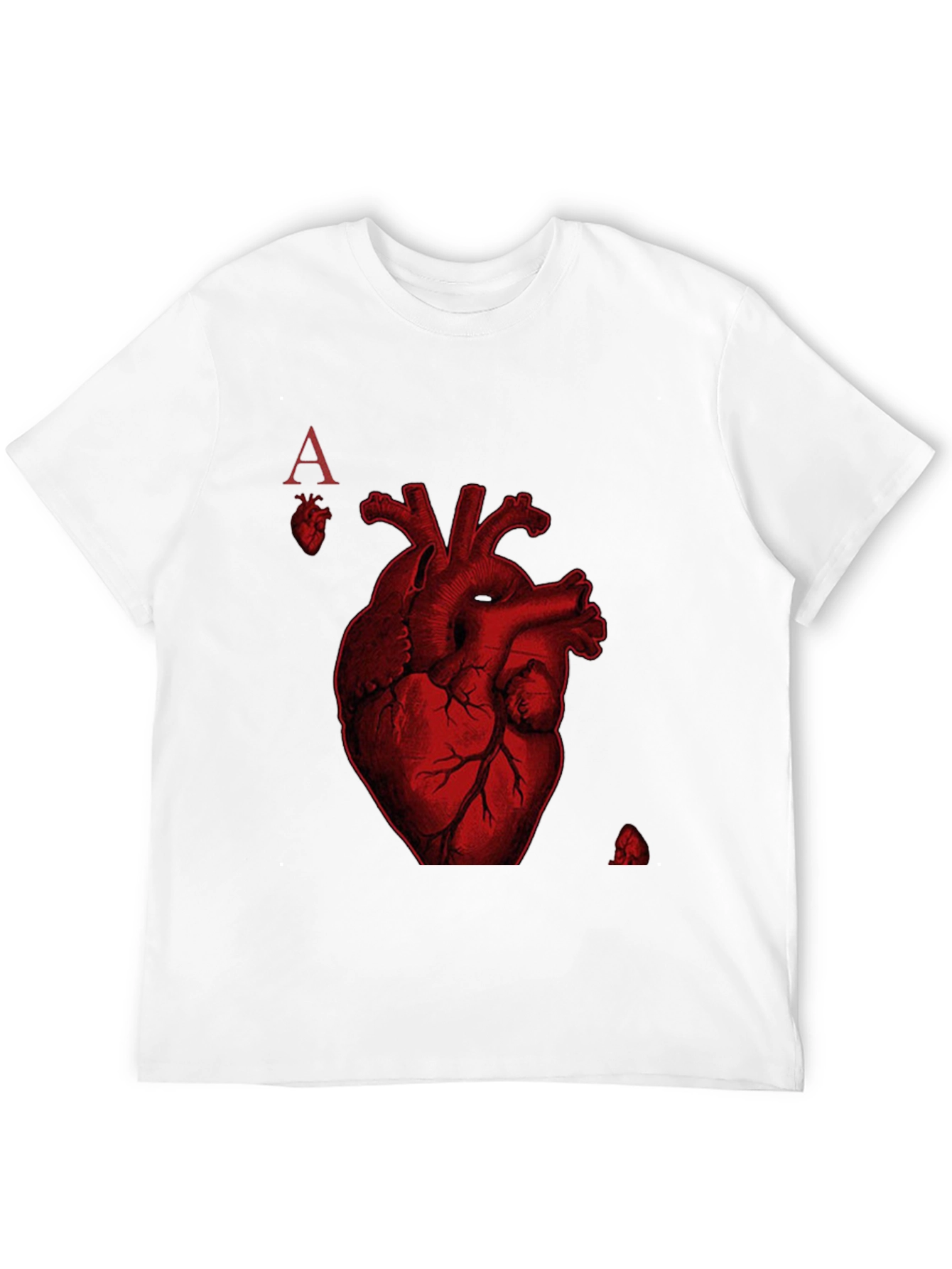 Ace of Hearts Anatomy T-Shirt - Black