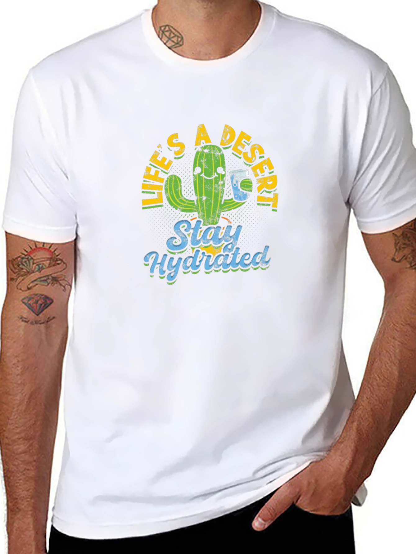 Lifes a Desert Stay Hydrated Graphic Tee