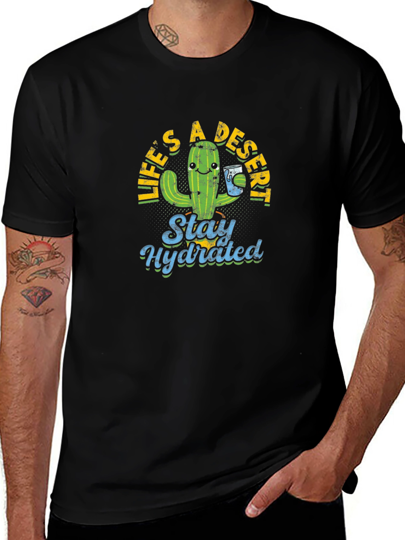 Lifes a Desert Stay Hydrated Graphic Tee