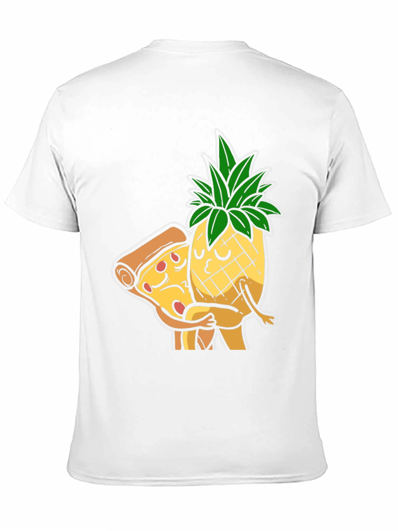 Pizza & Pineapple Hugs Graphic T-Shirt