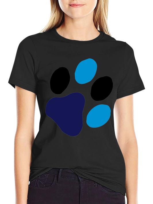 Funky Paw Print Graphic Tee