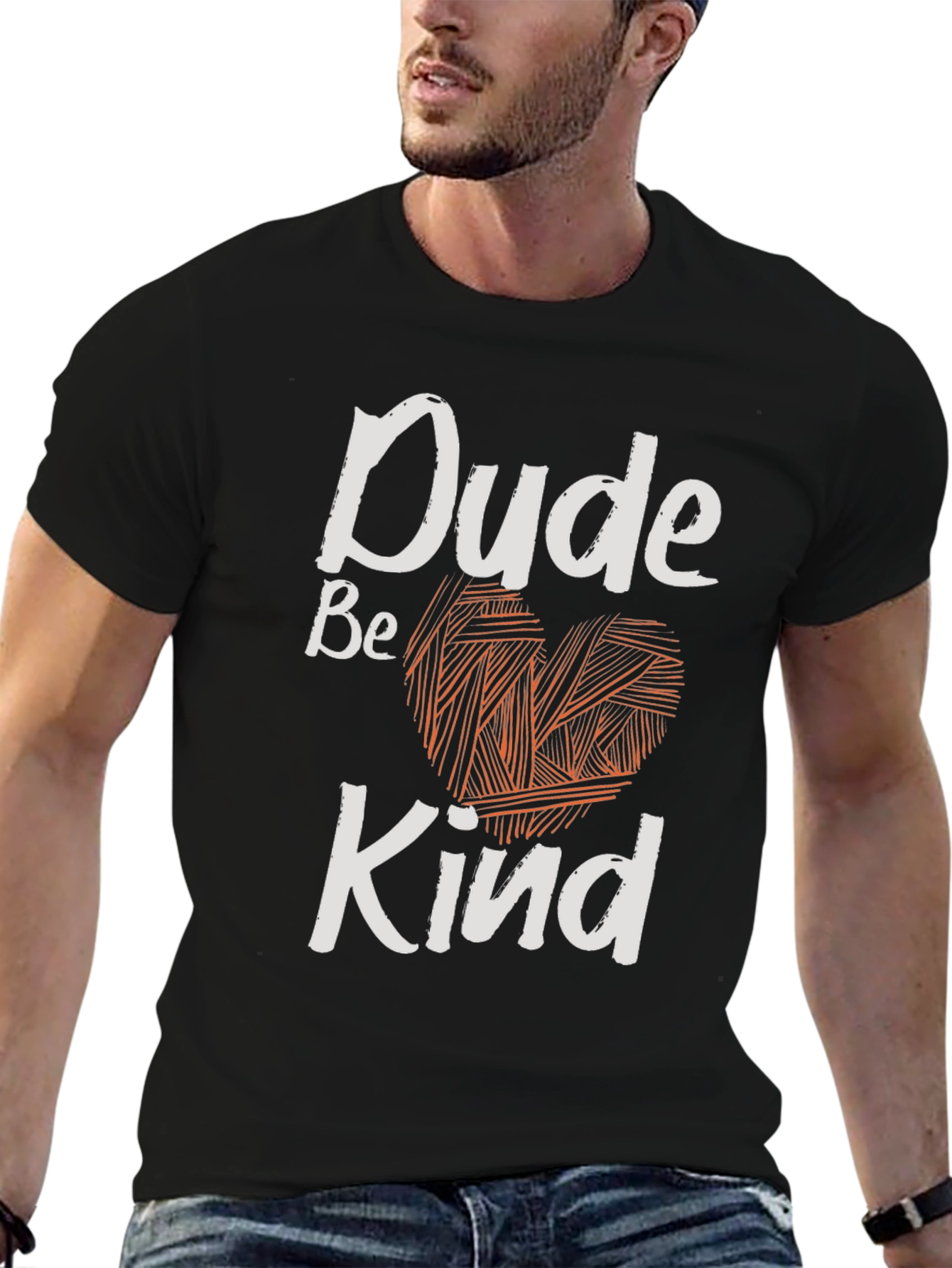 Dude Be Kind Graphic Tee - Positive Vibes Shirt