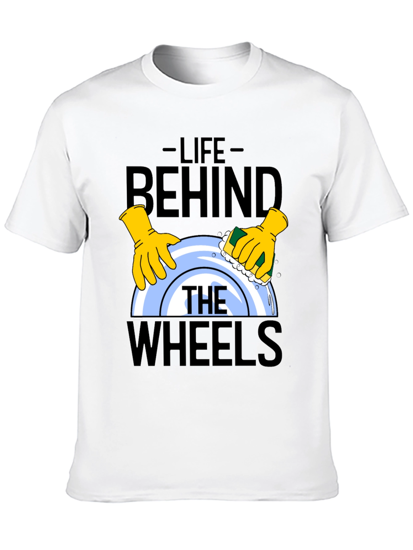 Life Behind The Wheels Graphic T-Shirt