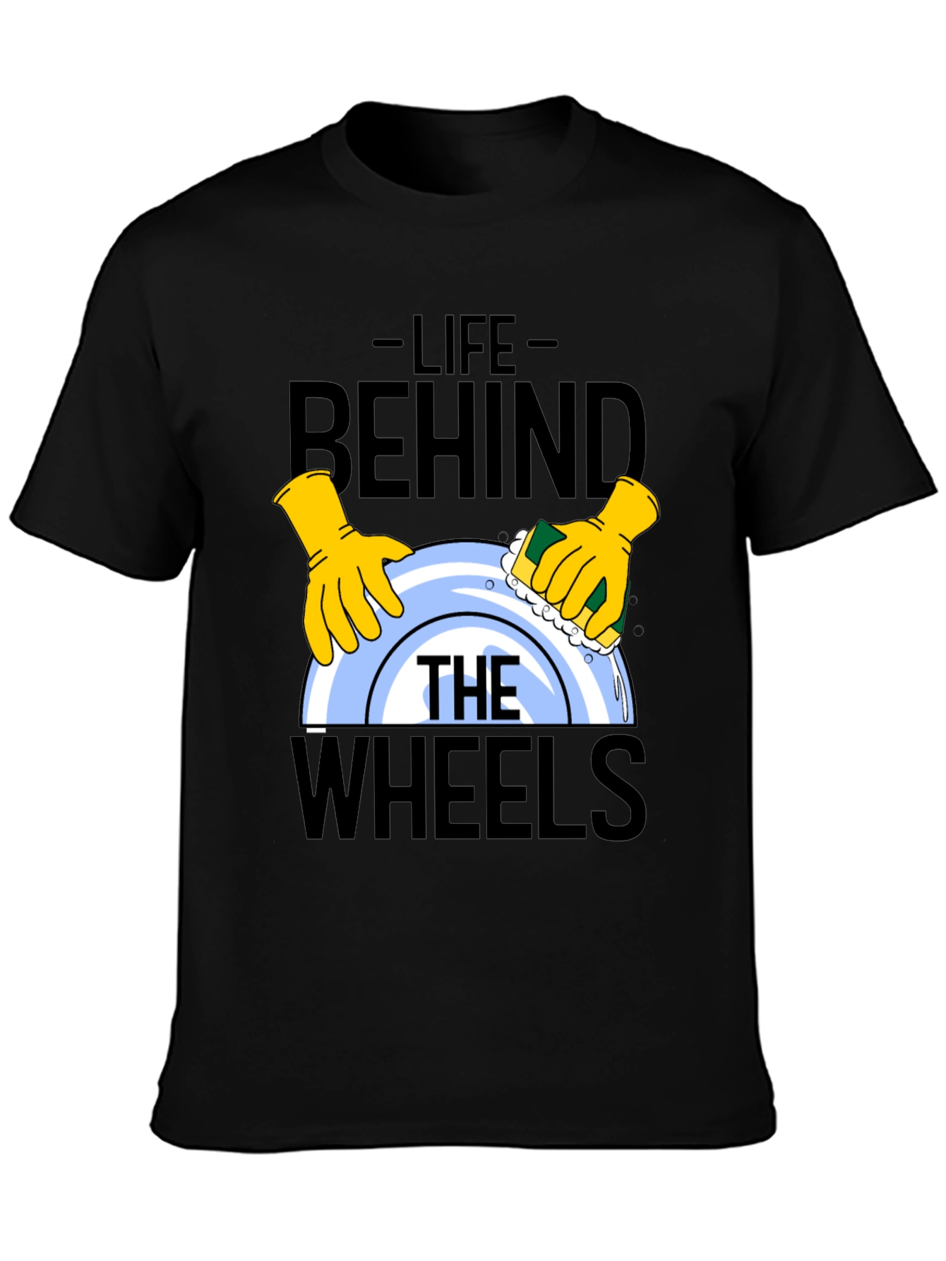 Life Behind The Wheels Graphic T-Shirt