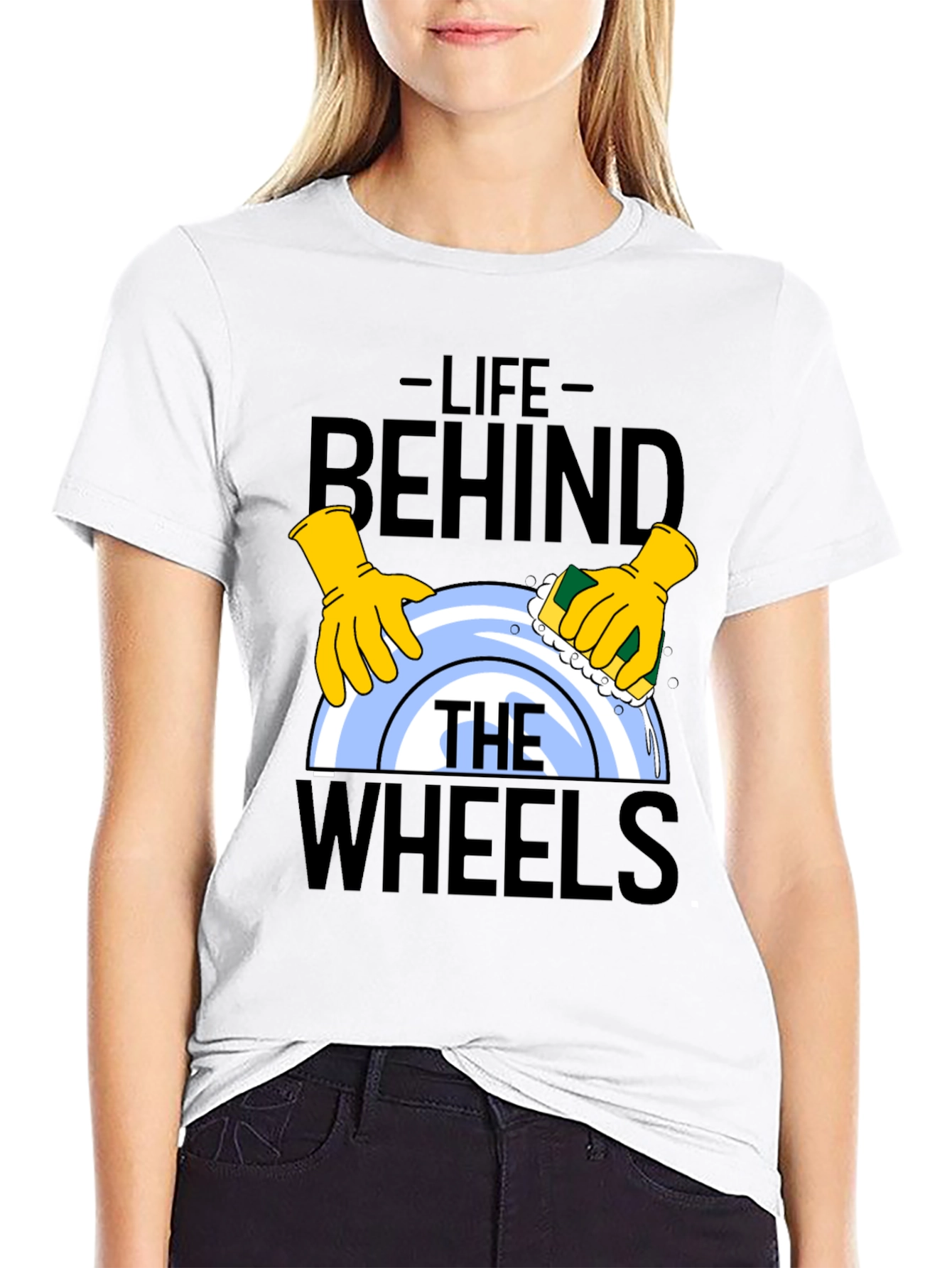 Life Behind The Wheels Graphic T-Shirt