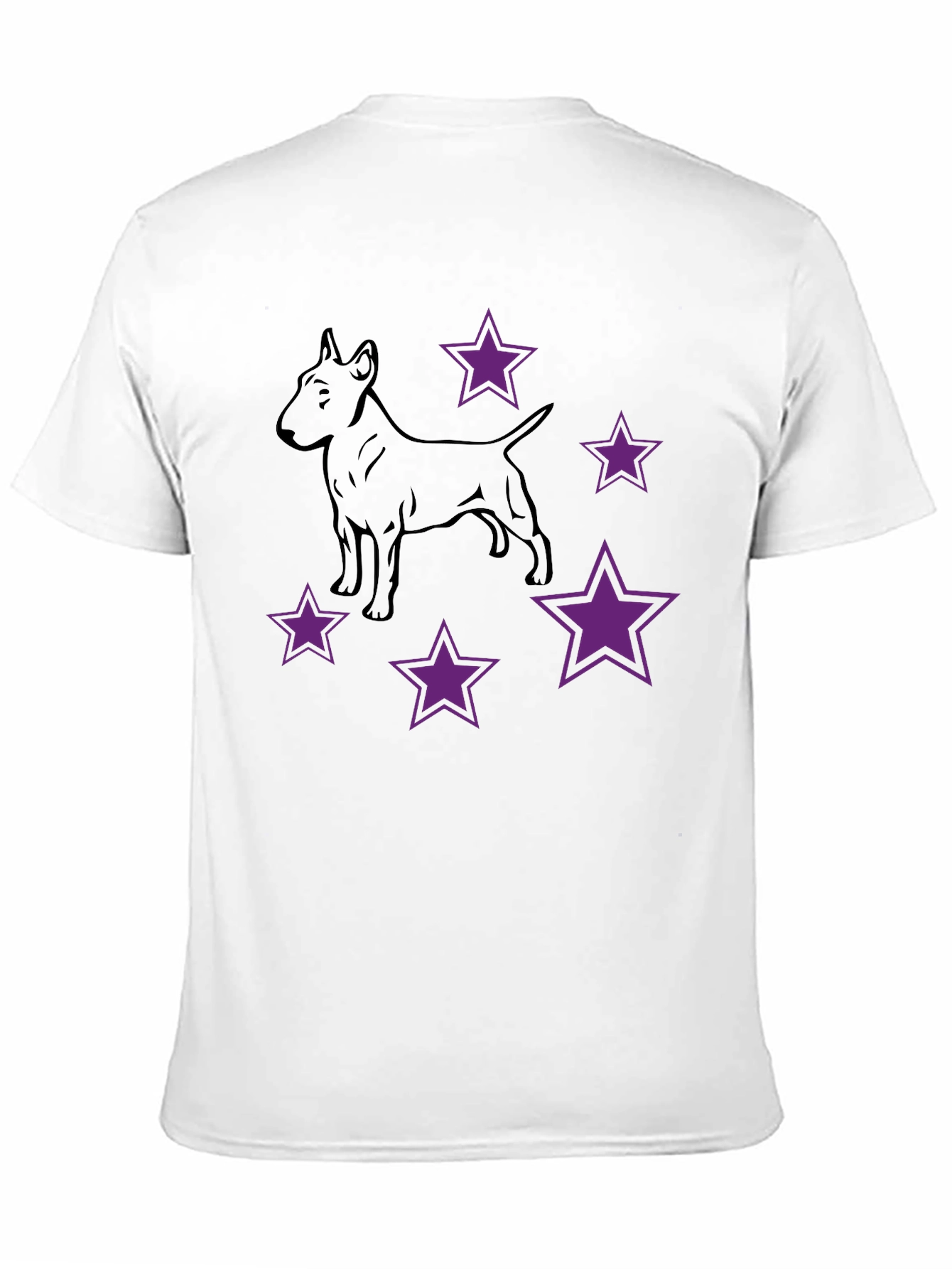 Dog & Stars Graphic T-Shirt