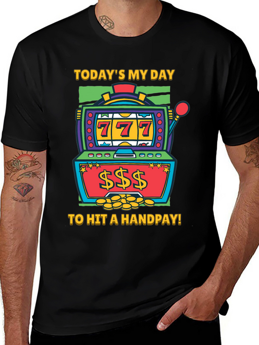 Lucky Day Slot Machine Graphic Tee