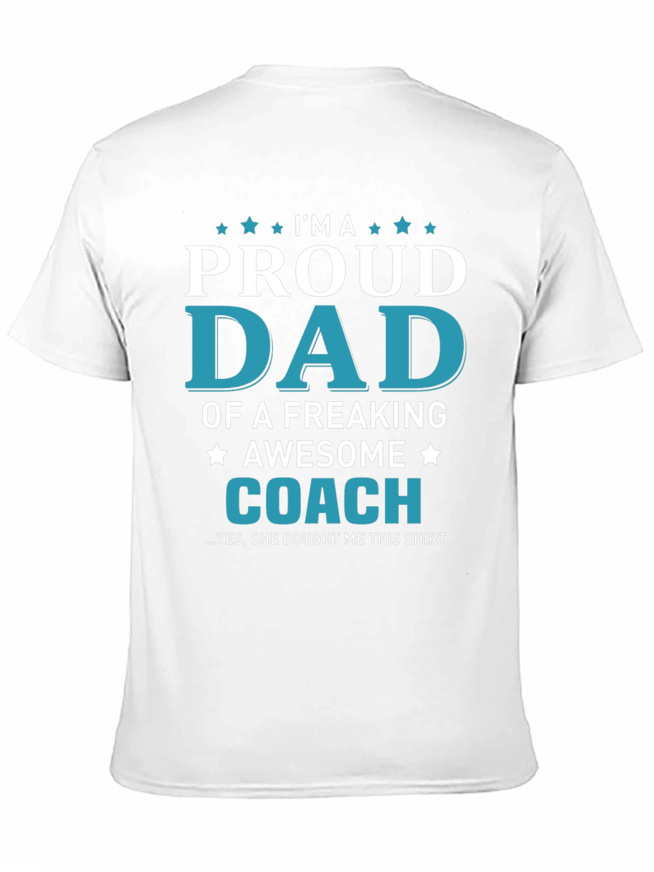 Proud Dad of a Coach Graphic T-Shirt