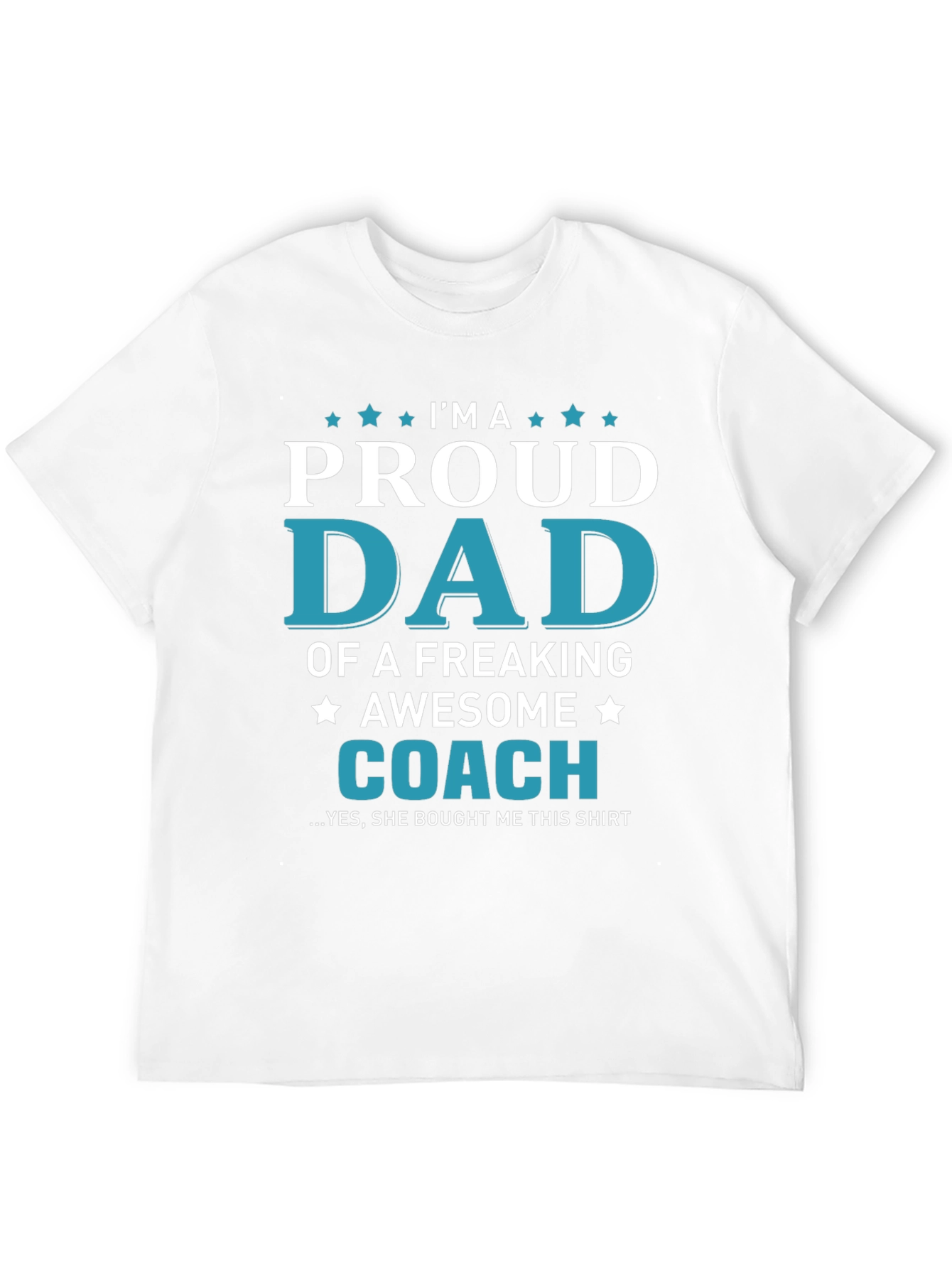 Proud Dad of a Coach Graphic T-Shirt