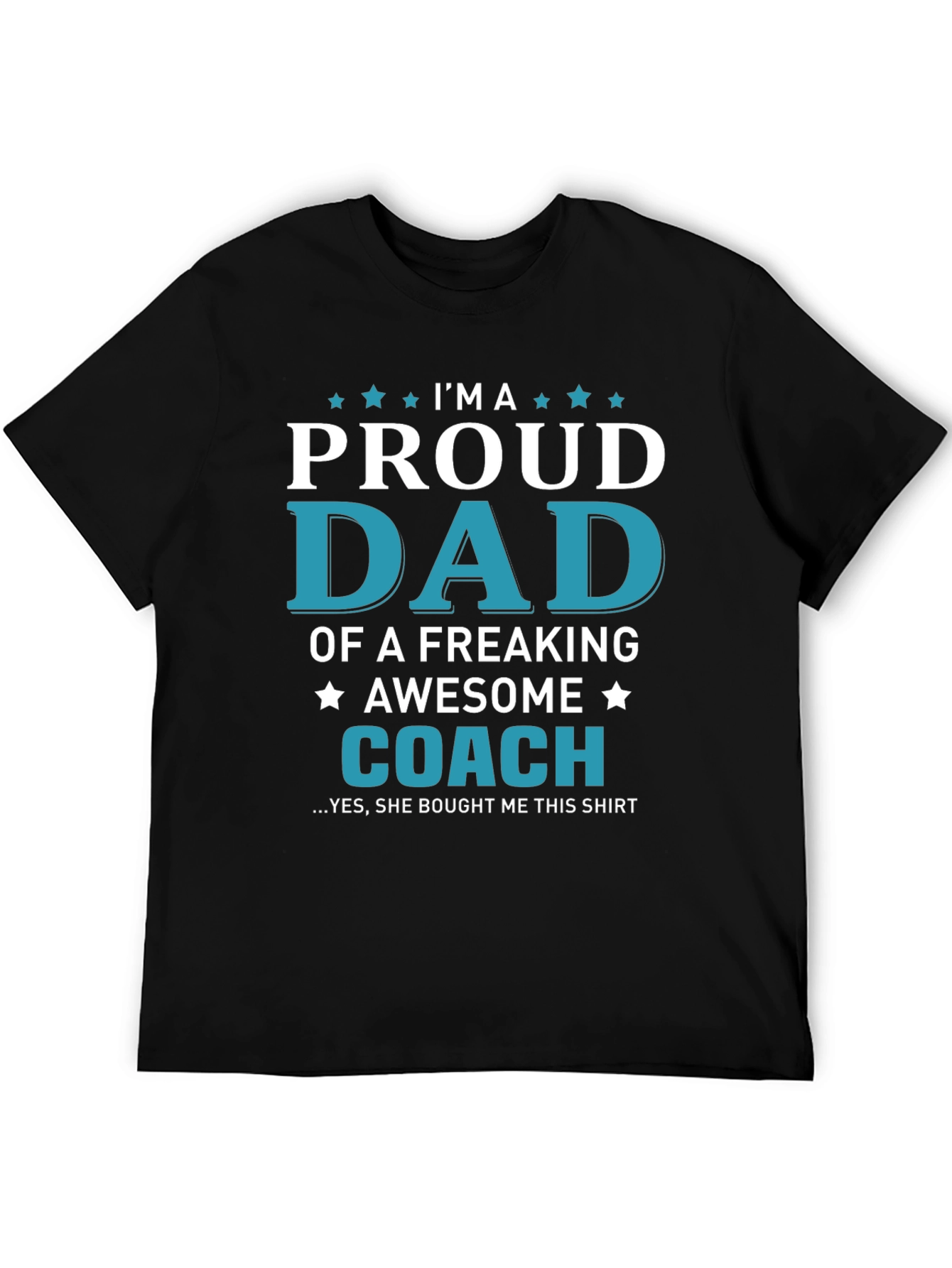 Proud Dad of a Coach Graphic T-Shirt