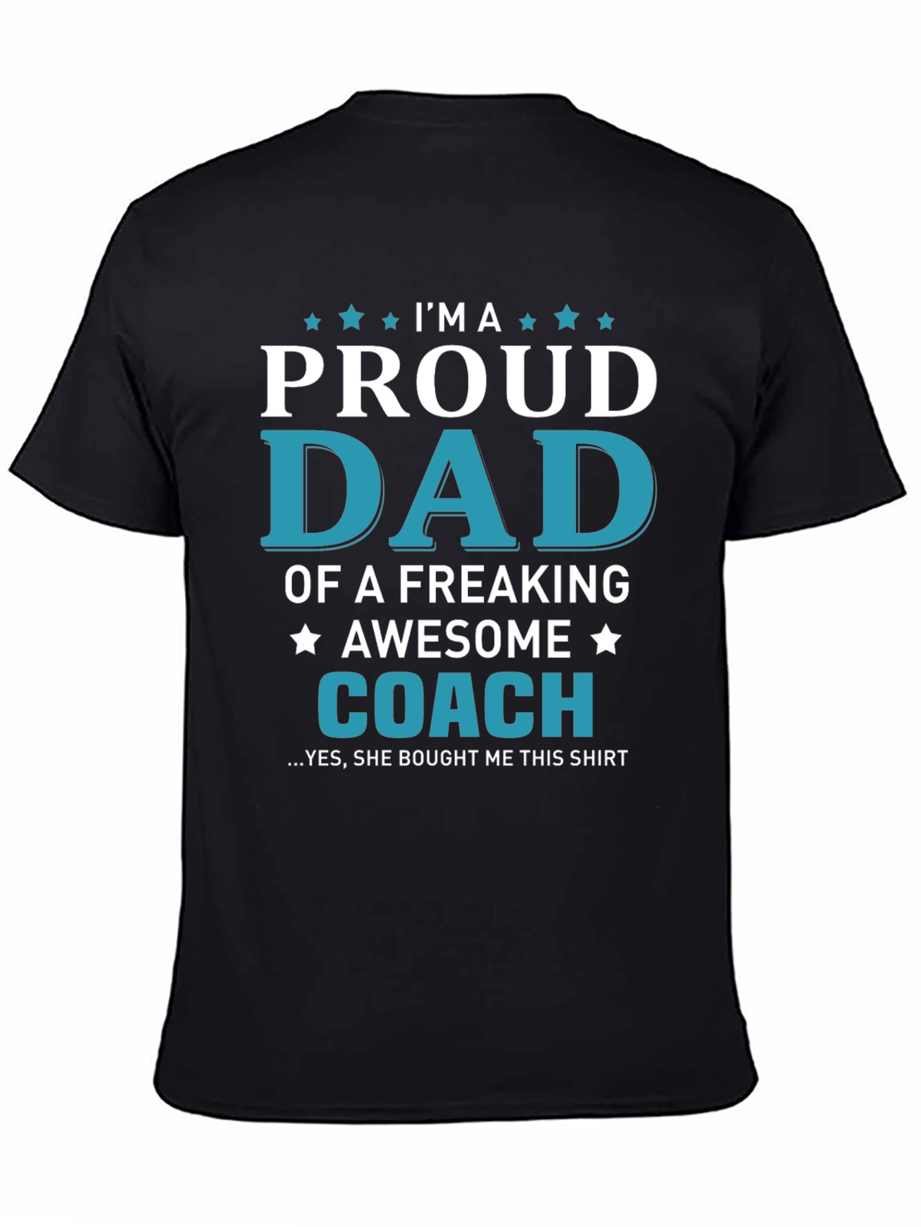 Proud Dad of a Coach Graphic T-Shirt