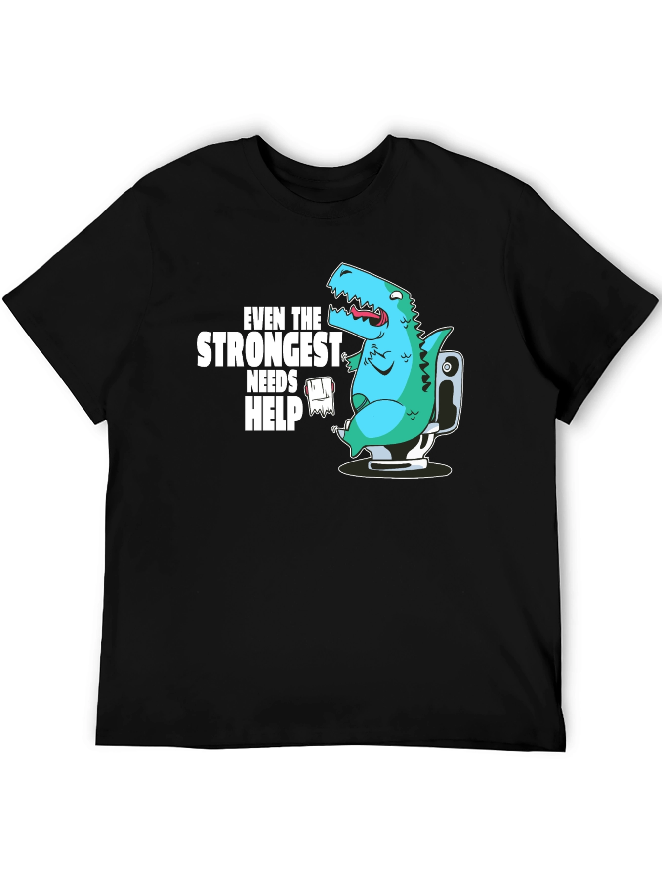 Funny Dinosaur Toilet T-Shirt