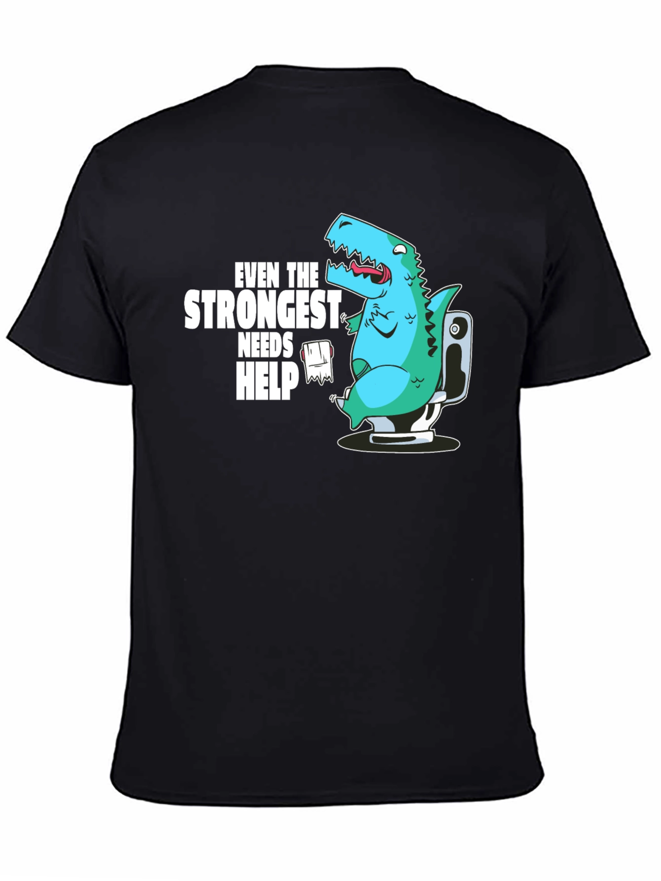 Funny Dinosaur Toilet T-Shirt