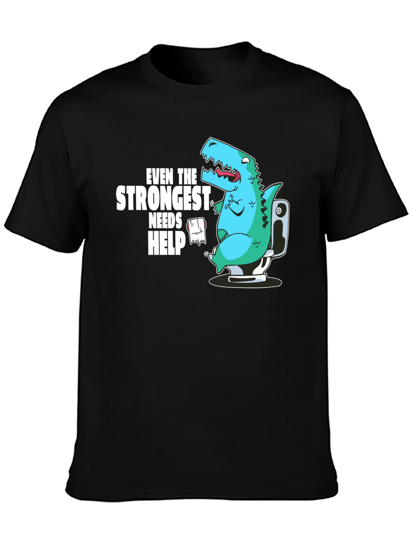 Funny Dinosaur Toilet T-Shirt
