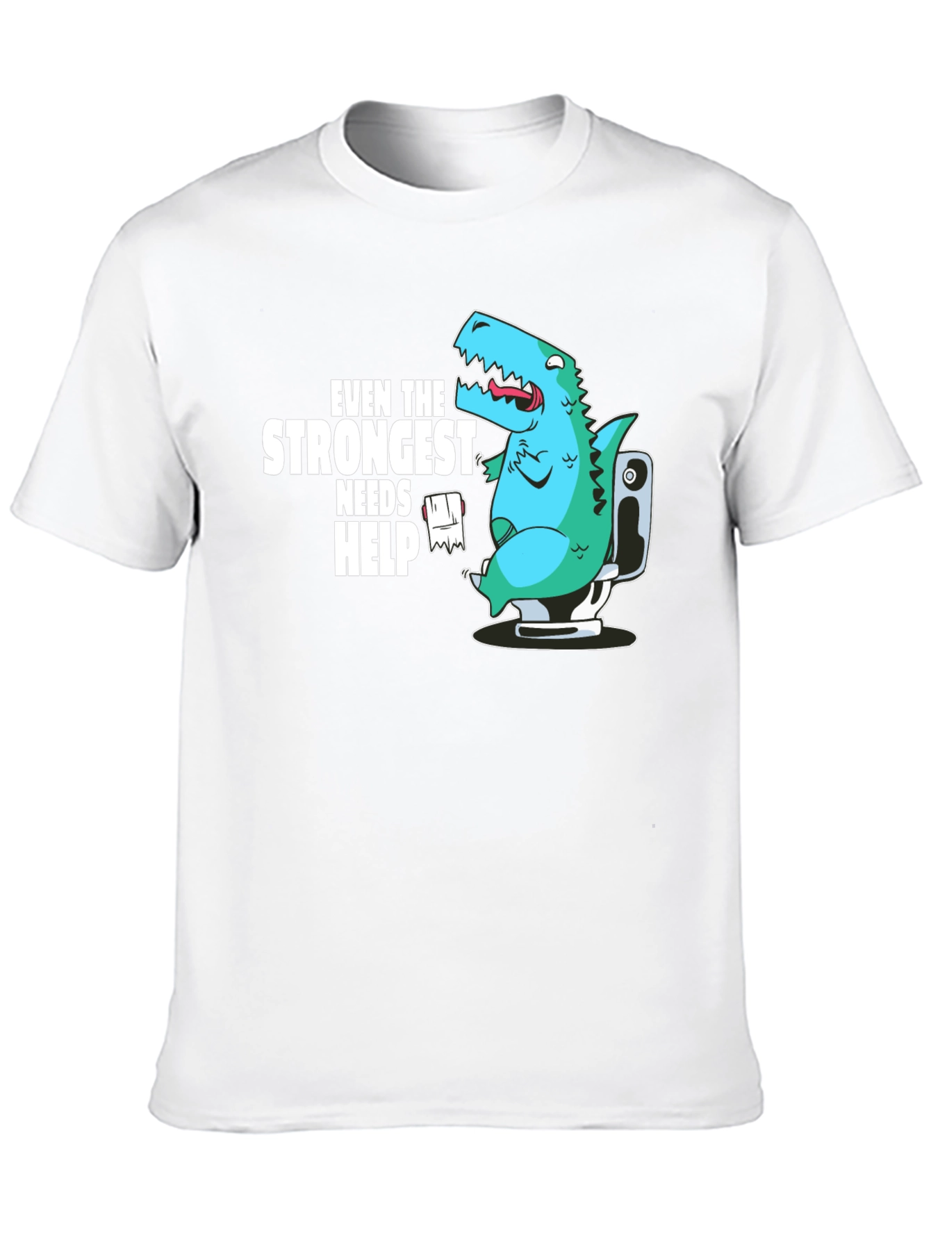 Funny Dinosaur Toilet T-Shirt