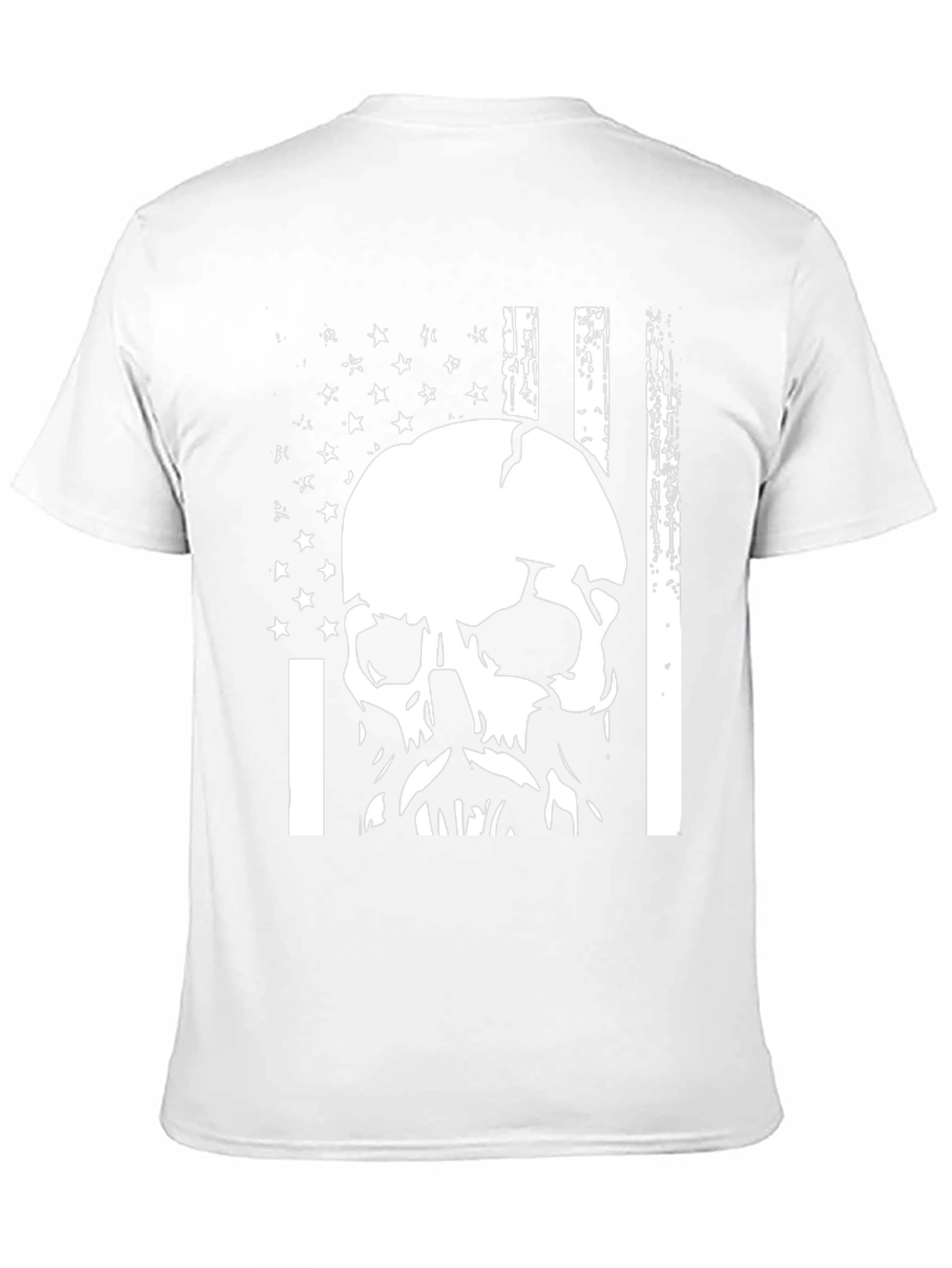 Skull American Flag Graphic Tee