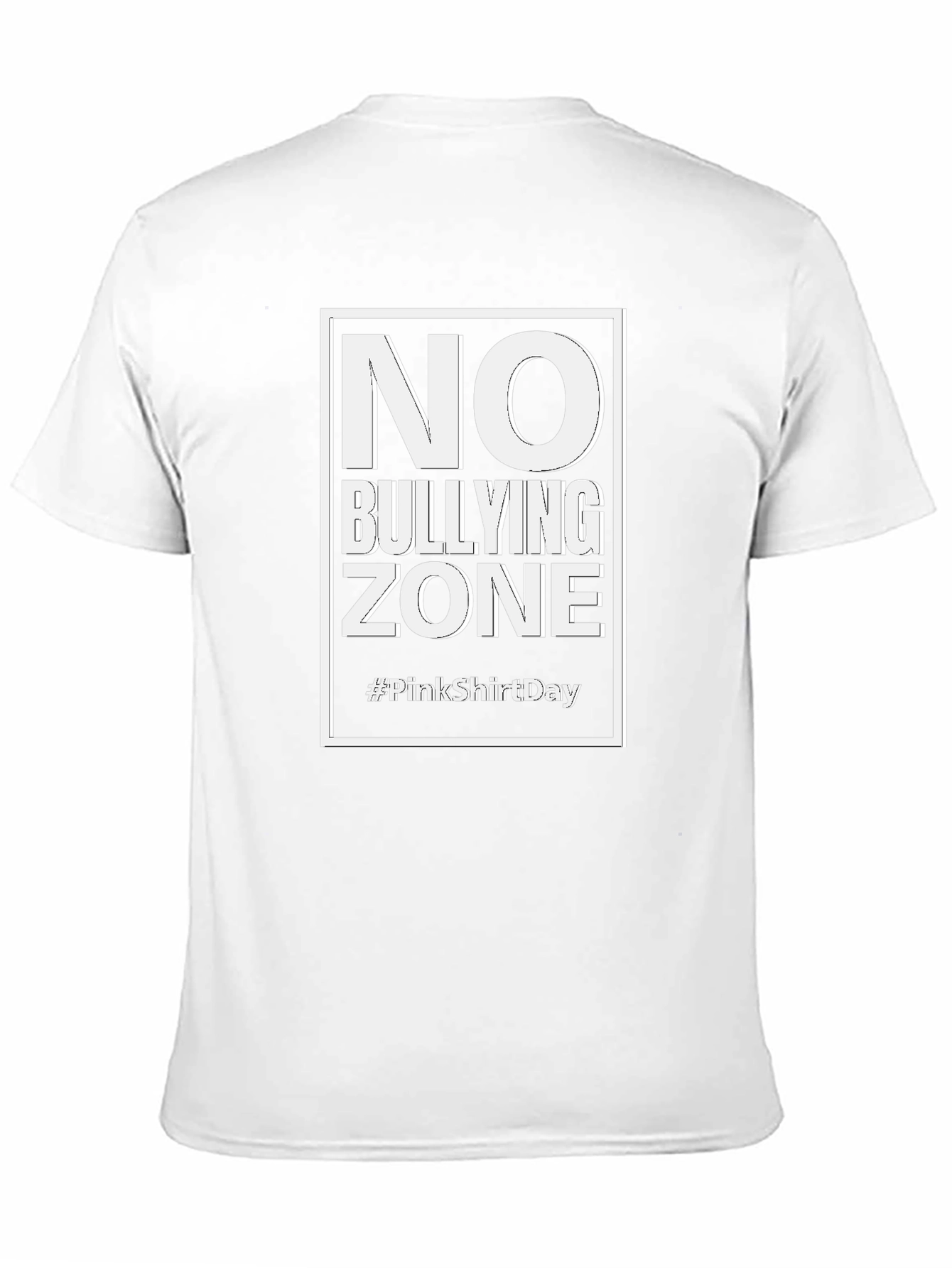 No Bullying Zone Black T-Shirt