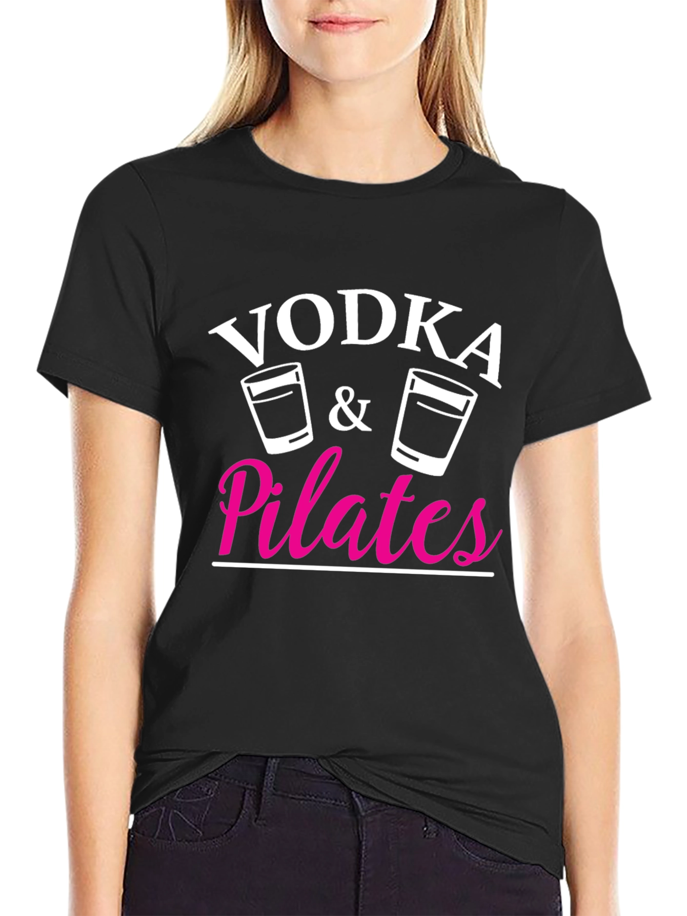 Vodka and Pilates Graphic T-Shirt