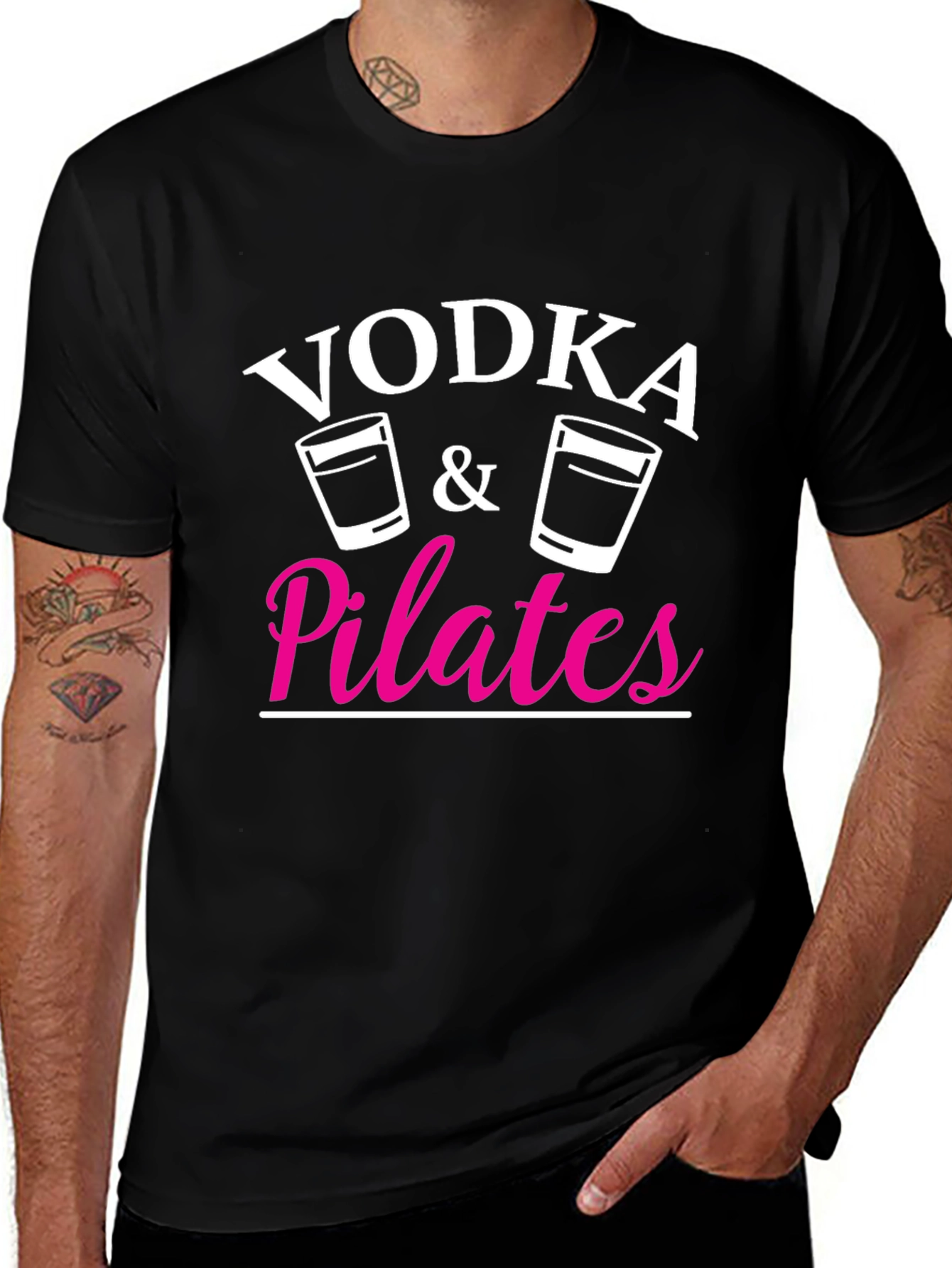 Vodka and Pilates Graphic T-Shirt