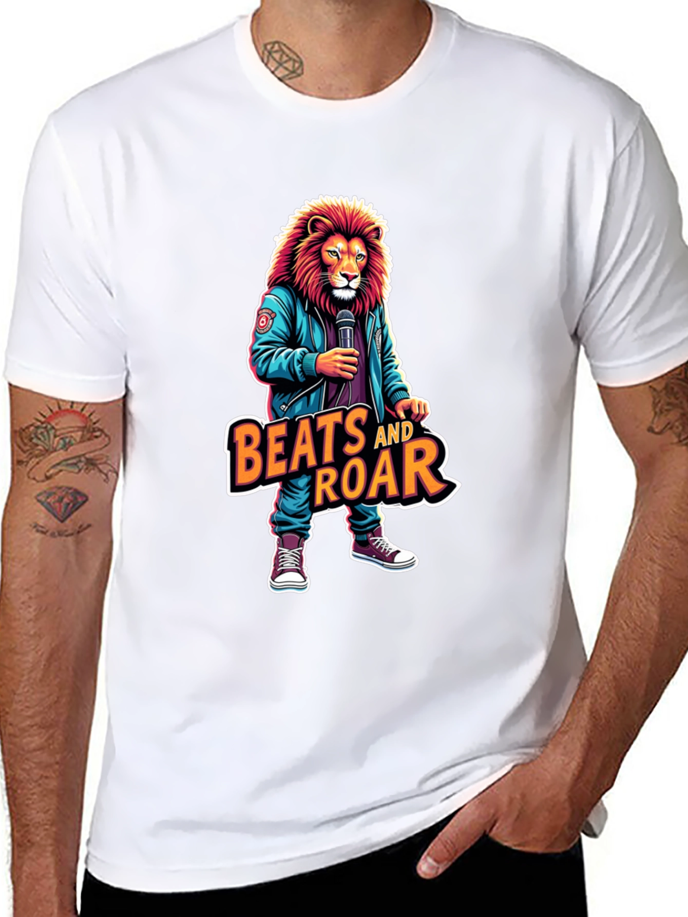 Beats and Roar Lion Graphic Tee