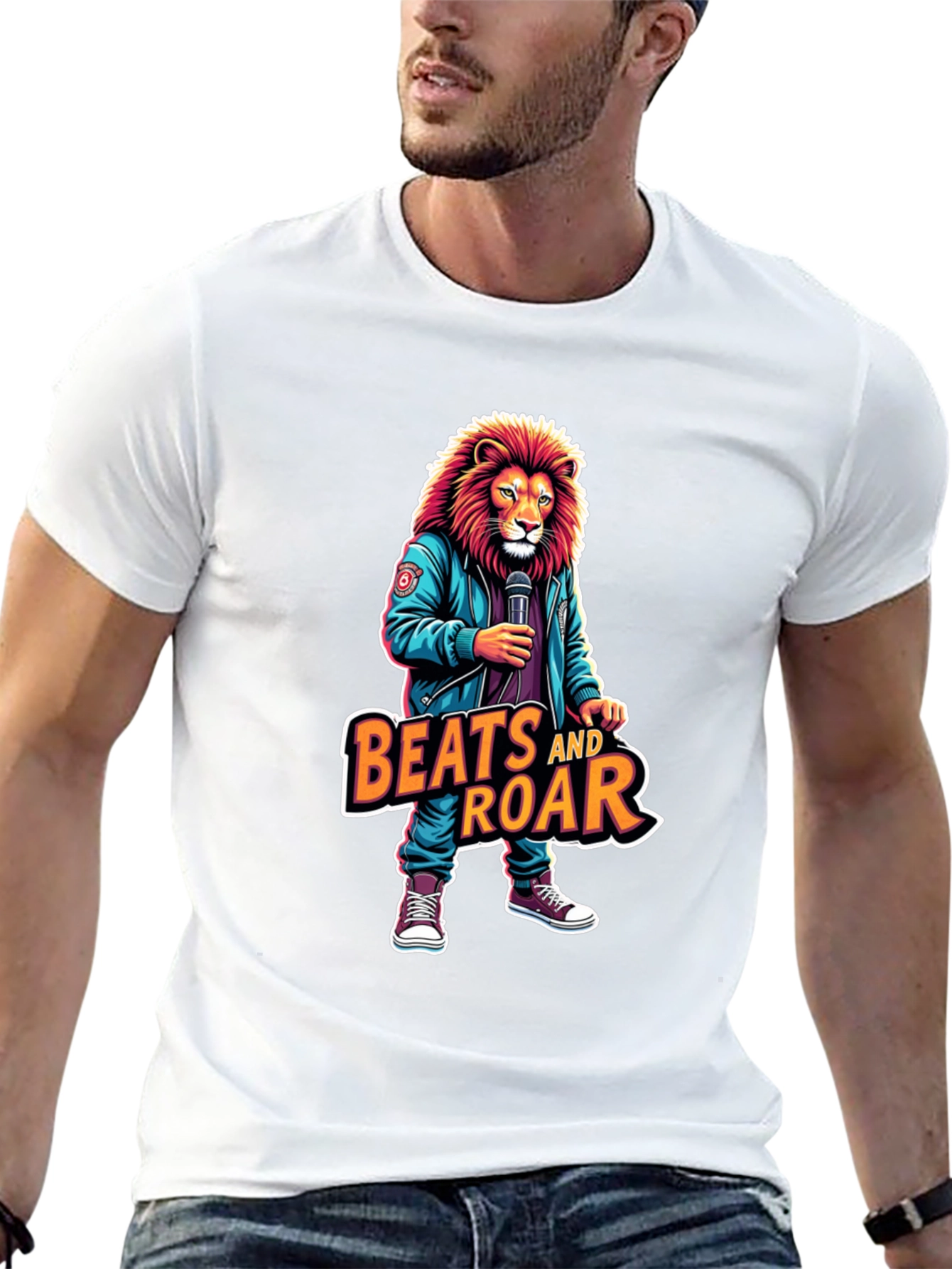 Beats and Roar Lion Graphic Tee