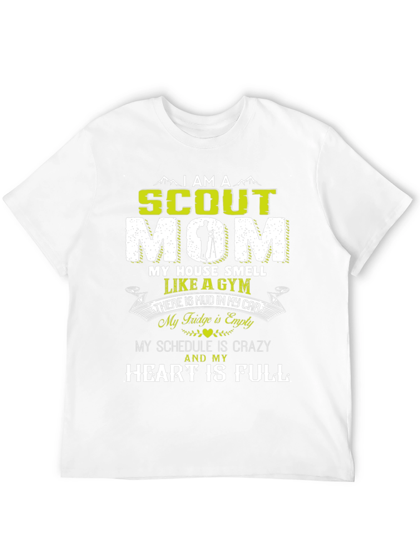 Scout Mom T-Shirt - Crazy Schedule Full Heart