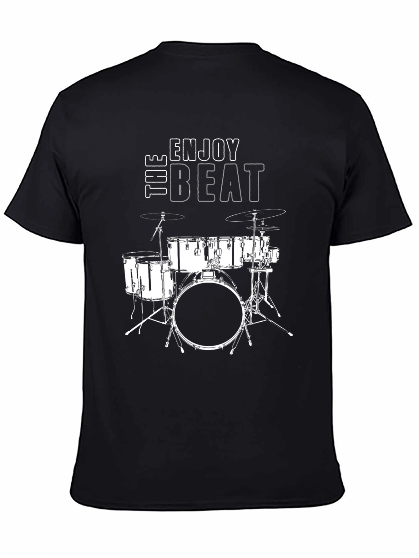 Enjoy The Beat Drum Set T-Shirt