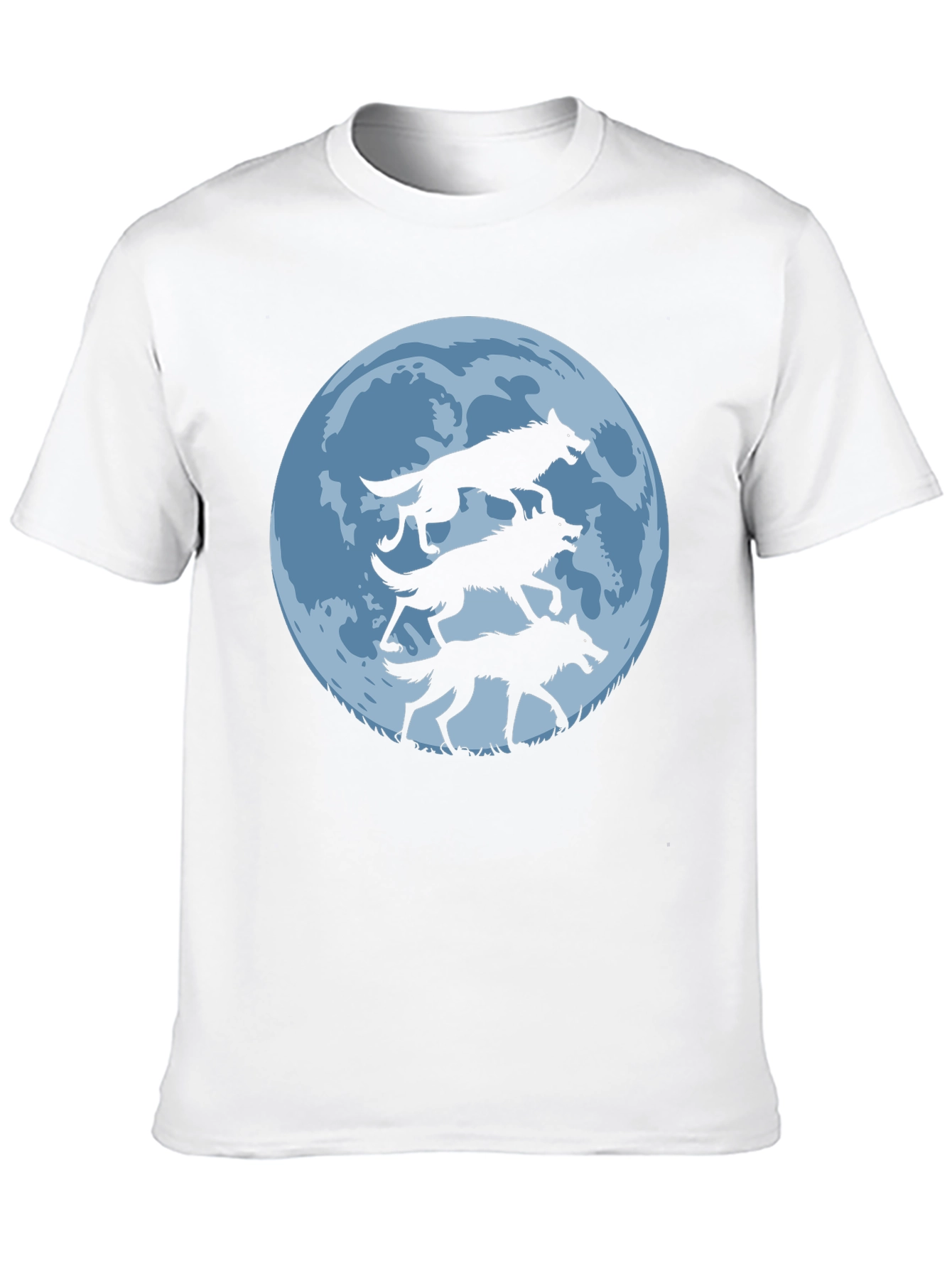 Wolf Moon Graphic Tee - Black