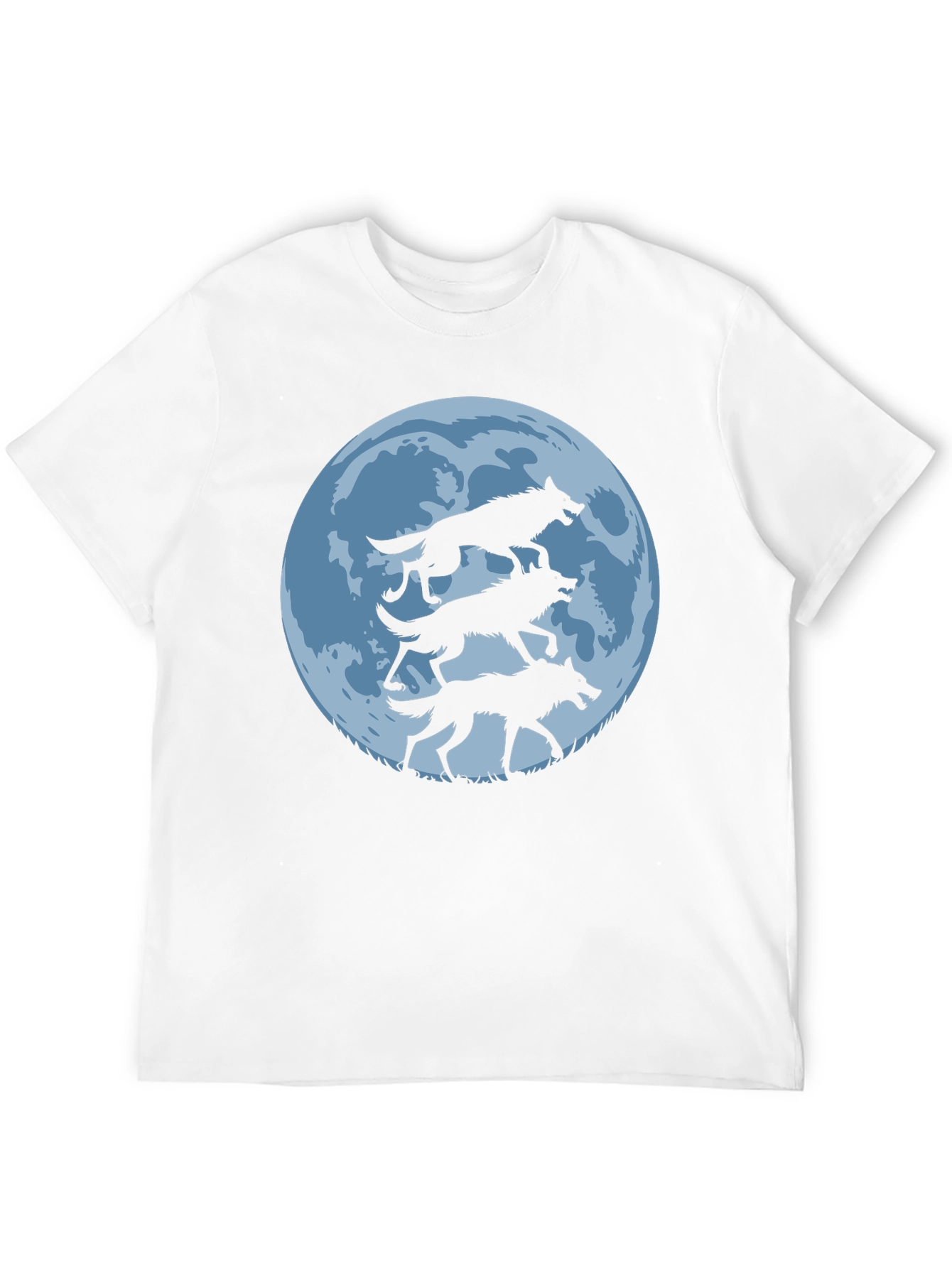 Wolf Moon Graphic Tee - Black