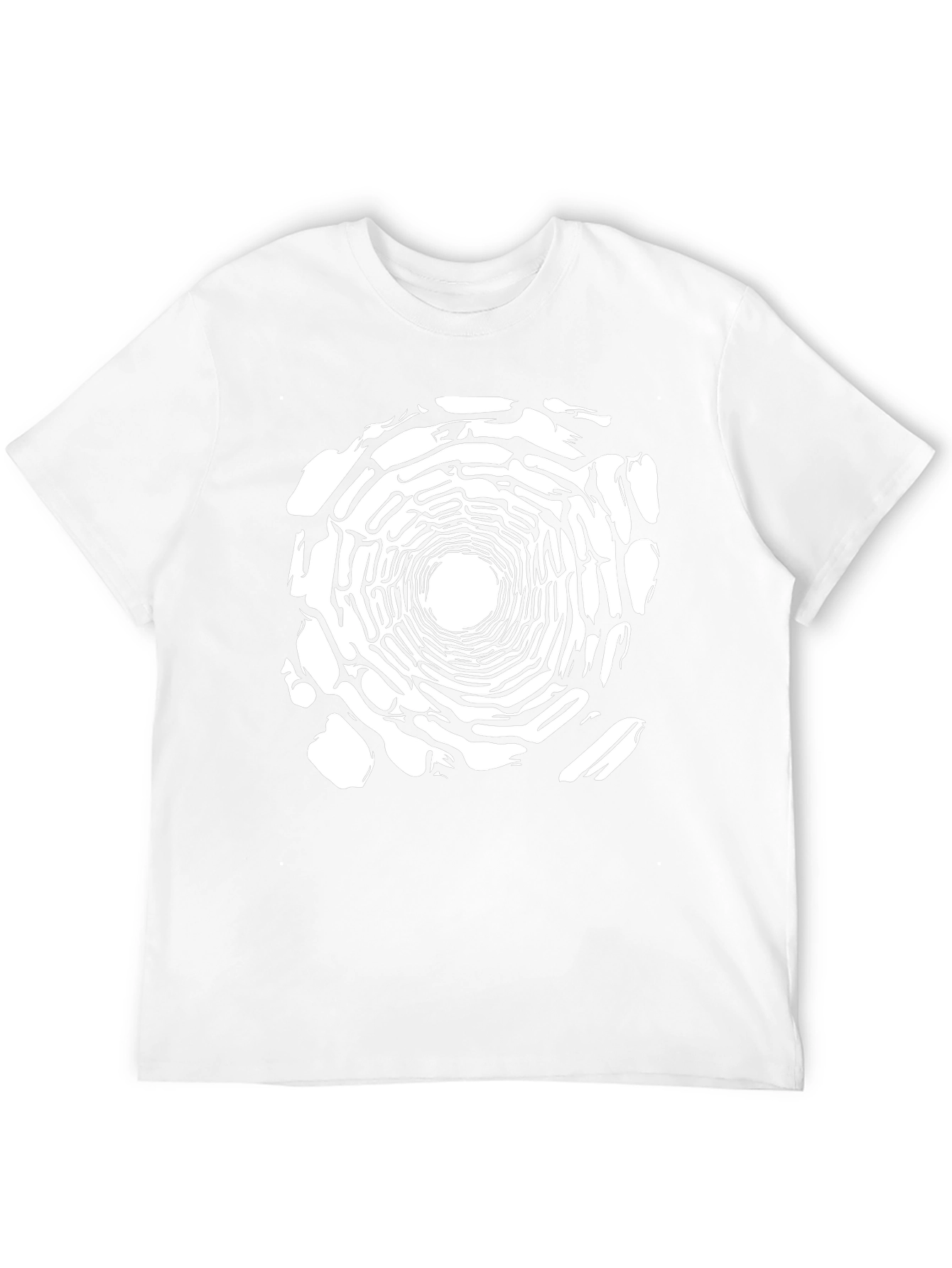 Optical Illusion T-Shirt - Abstract Vortex Design