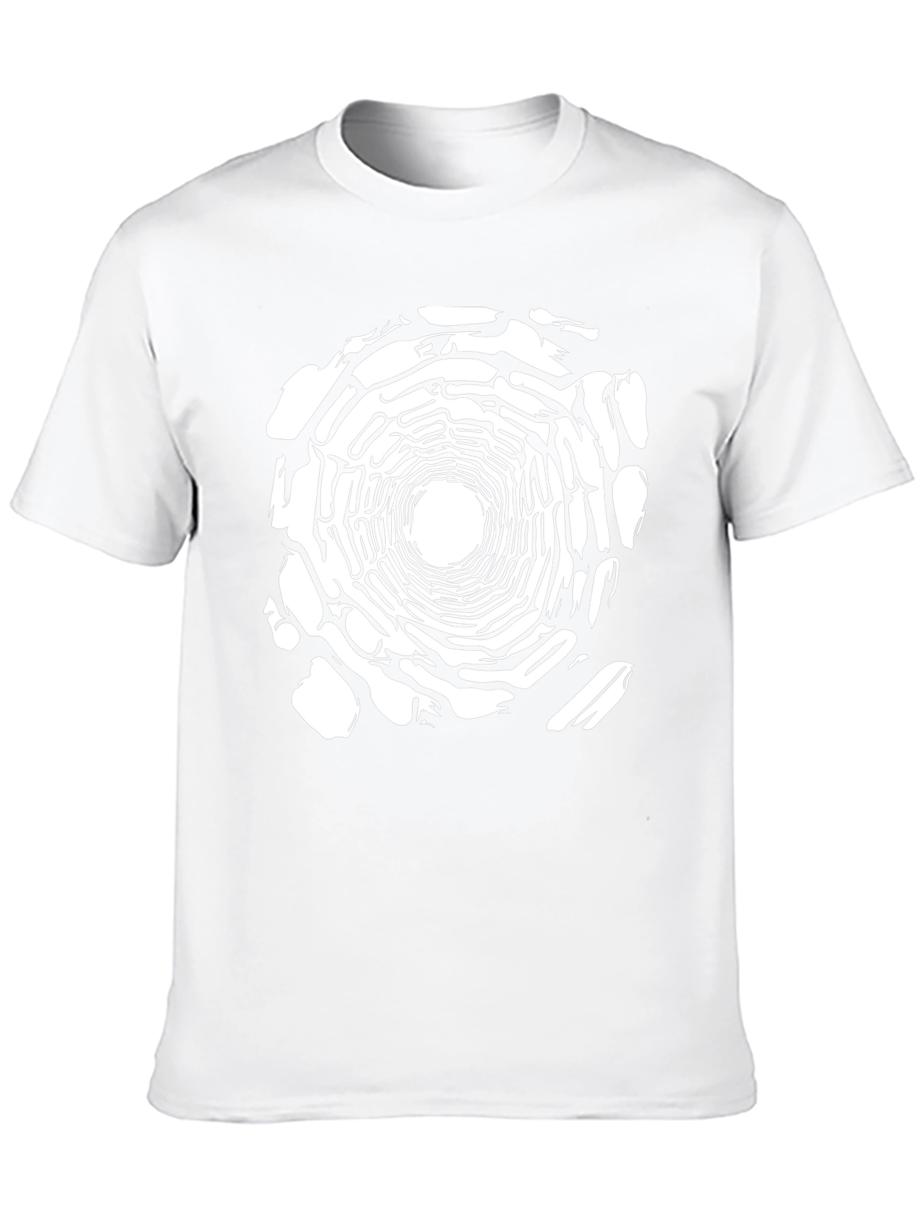 Optical Illusion T-Shirt - Abstract Vortex Design