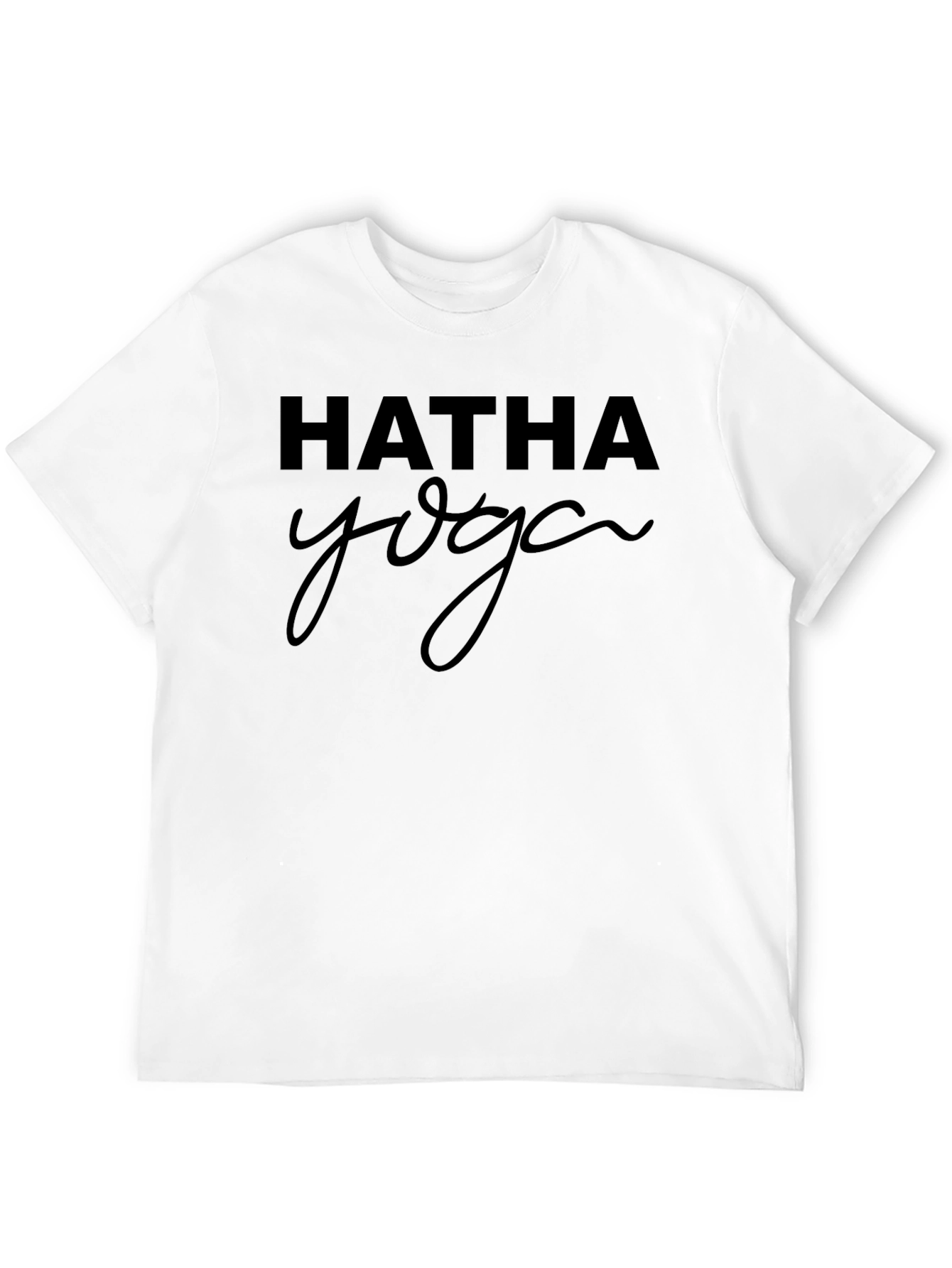 Hatha Yoga Black T-Shirt