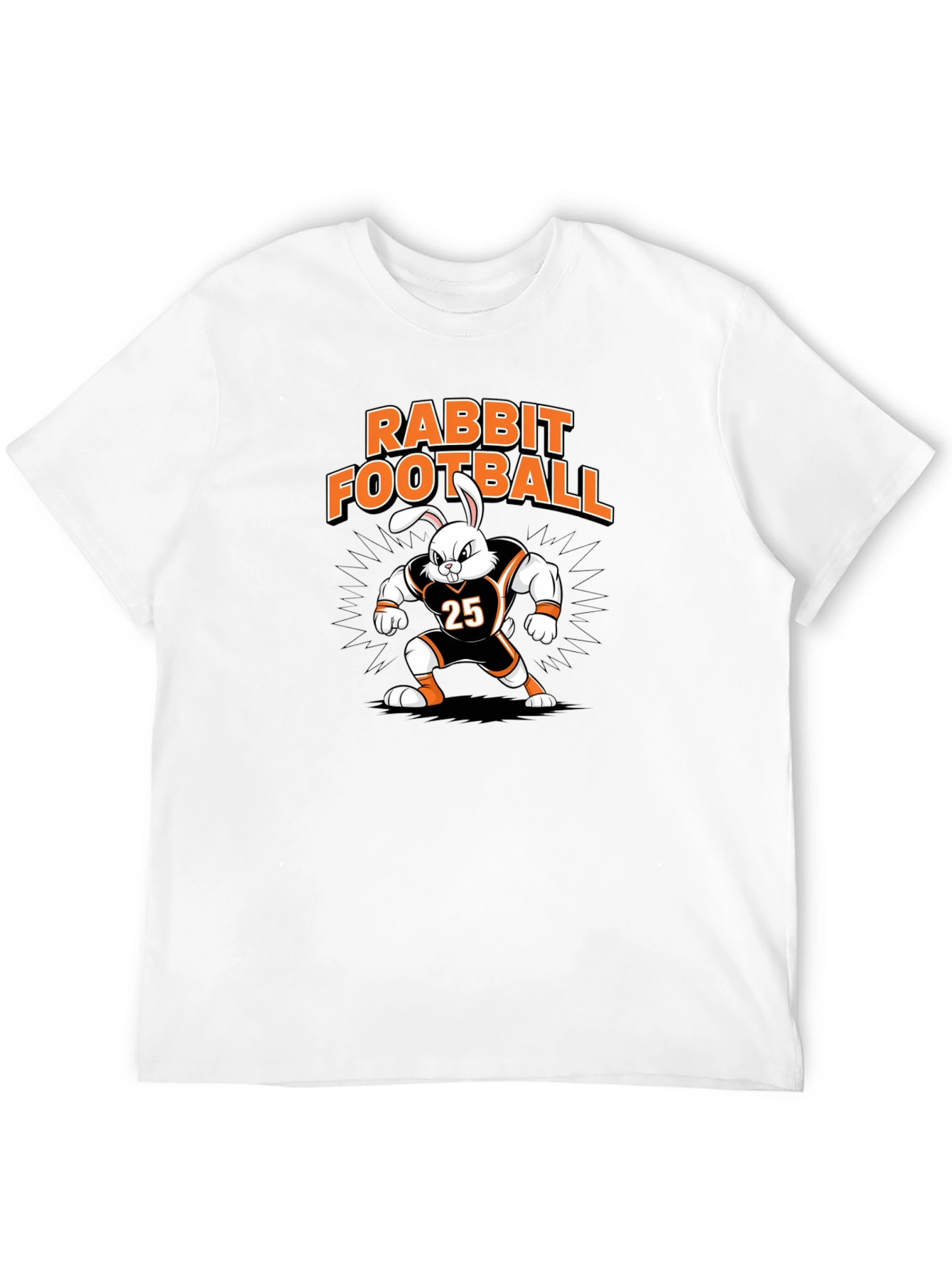 Rabbit Football Graphic T-Shirt