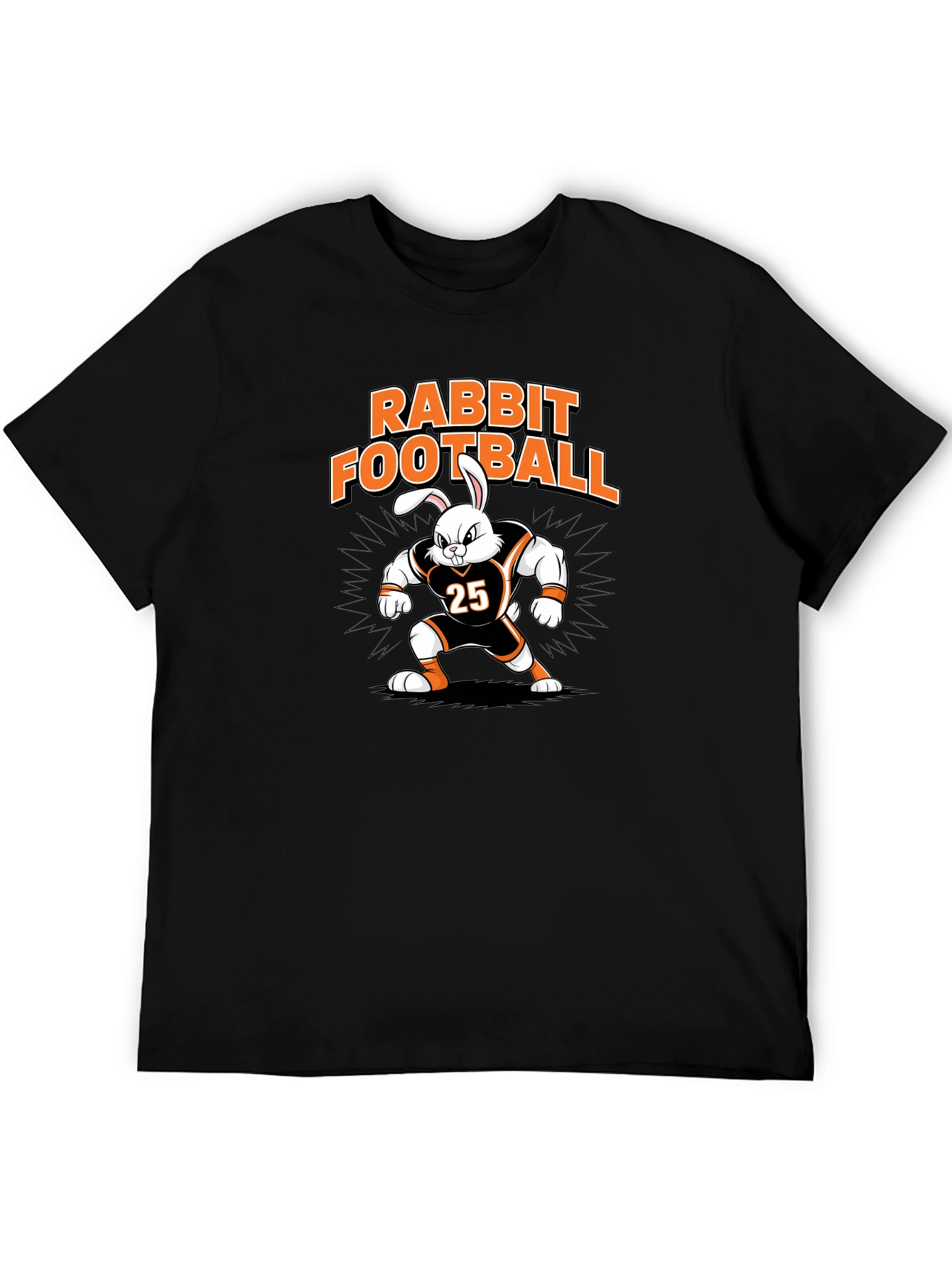 Rabbit Football Graphic T-Shirt
