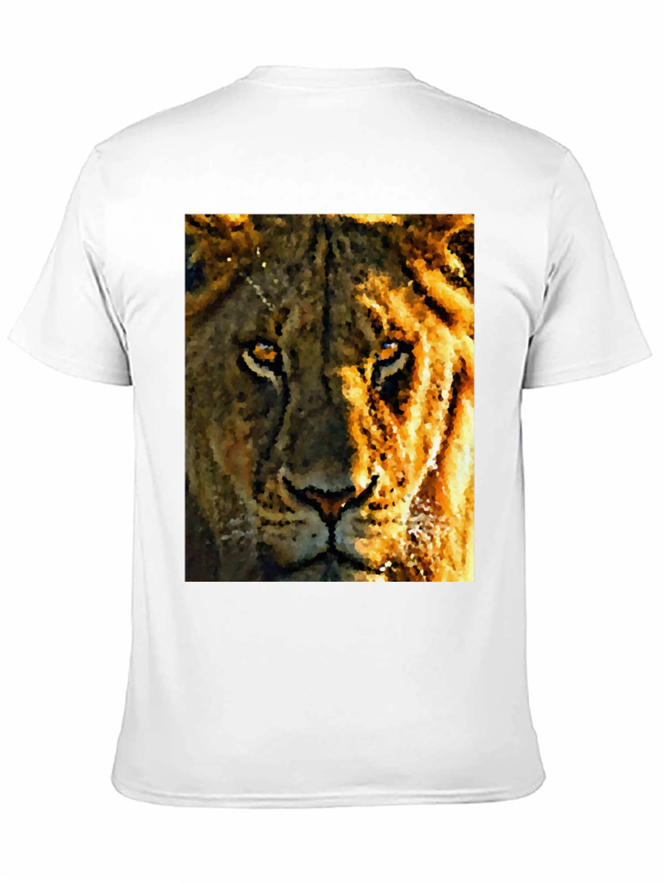 Lion Graphic Tee - Bold Animal Print T-Shirt