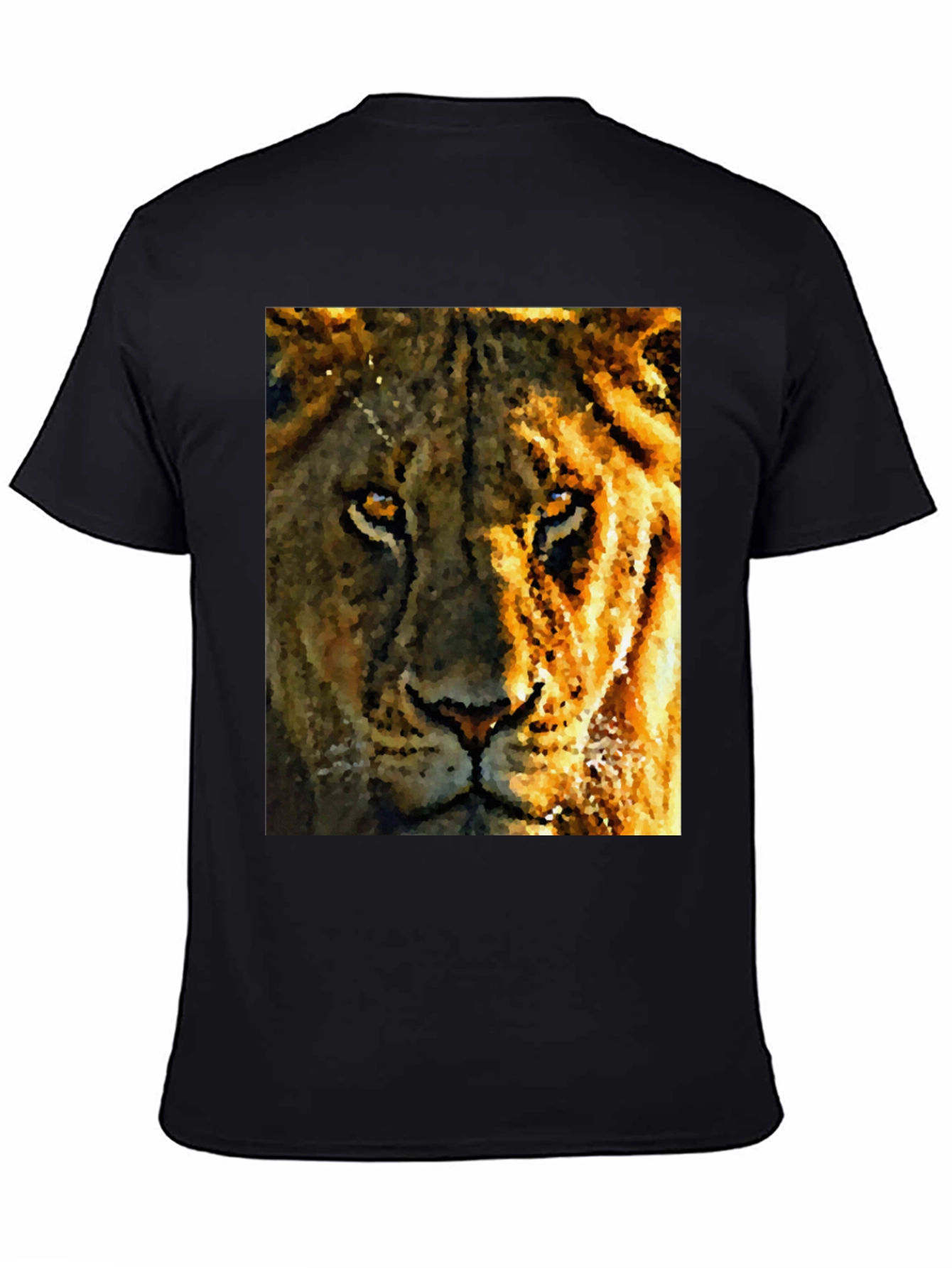 Lion Graphic Tee - Bold Animal Print T-Shirt